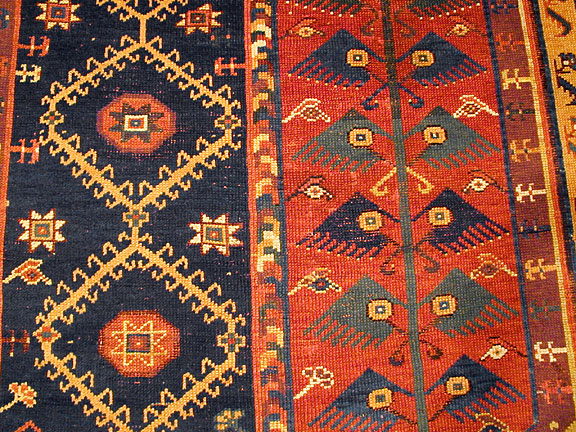 Antique makri Rug - # 2761