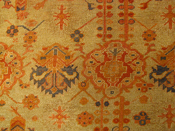 Antique oushak Carpet - # 4584
