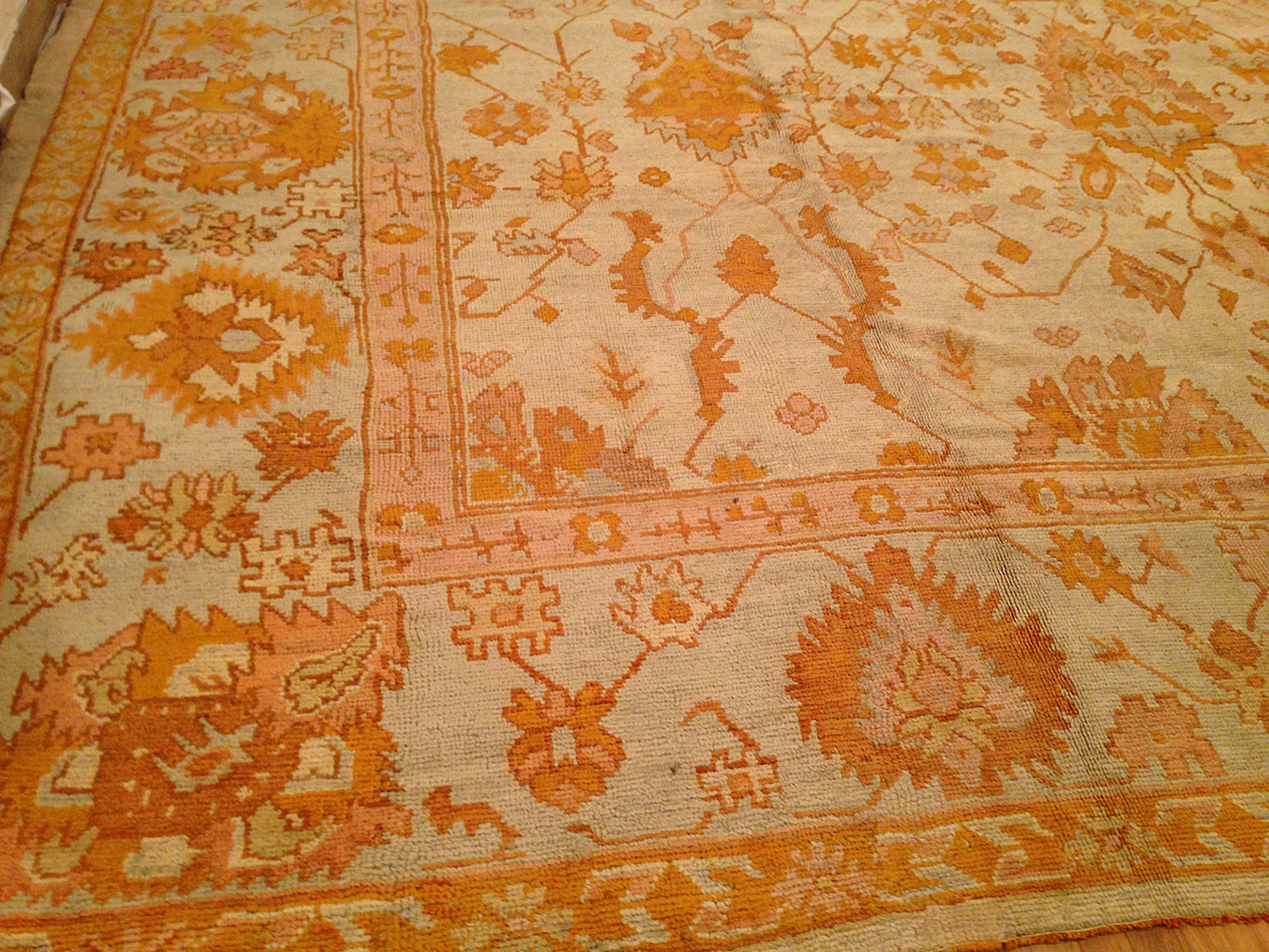 Antique oushak Carpet - # 50085