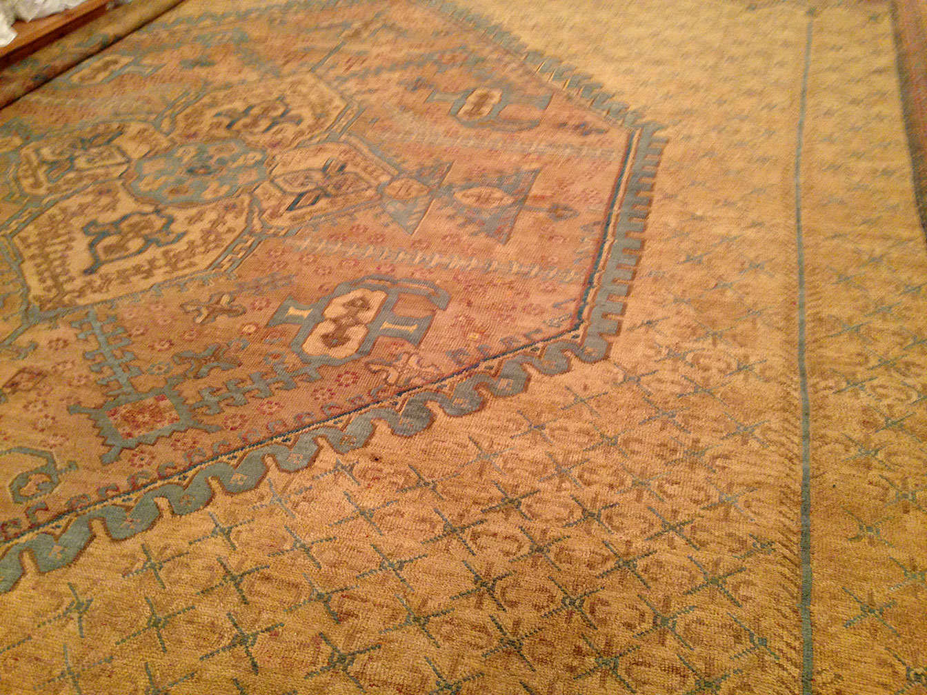 Antique oushak Carpet - # 50487