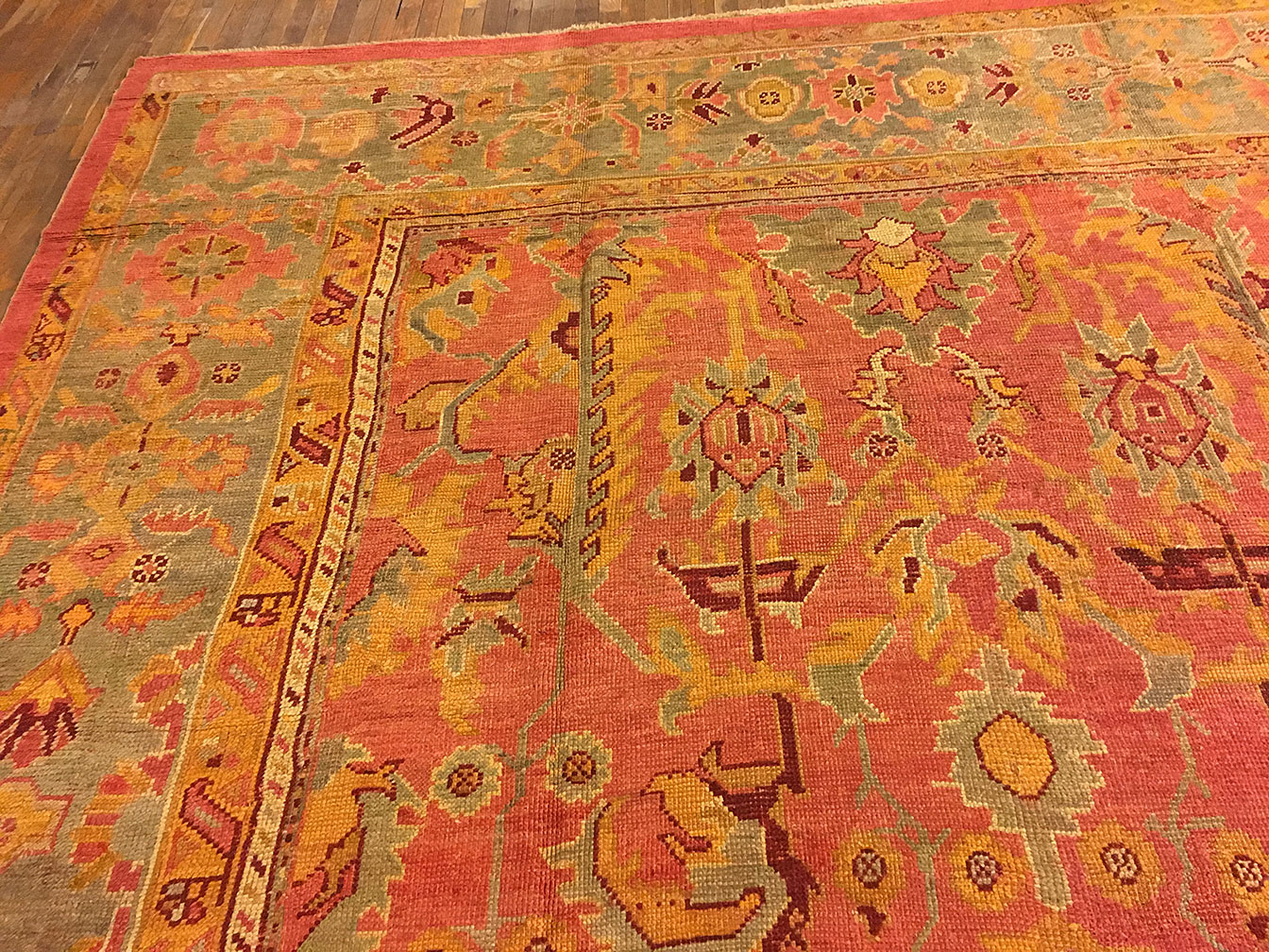 Antique oushak Carpet - # 52120