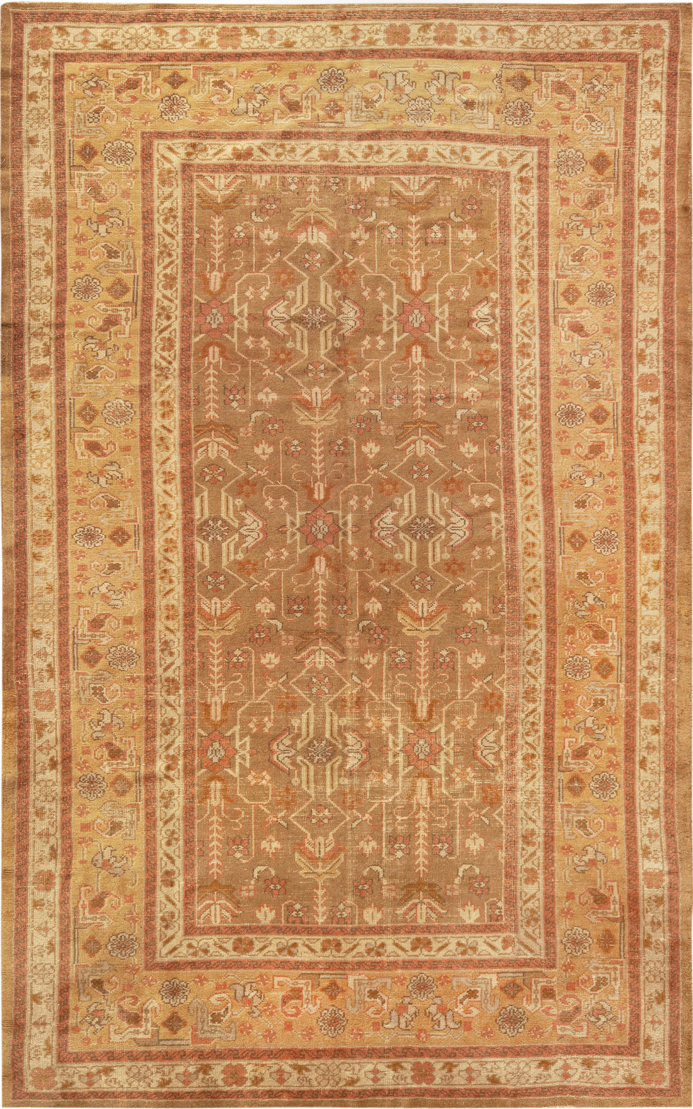 Antique oushak Carpet - # 58269