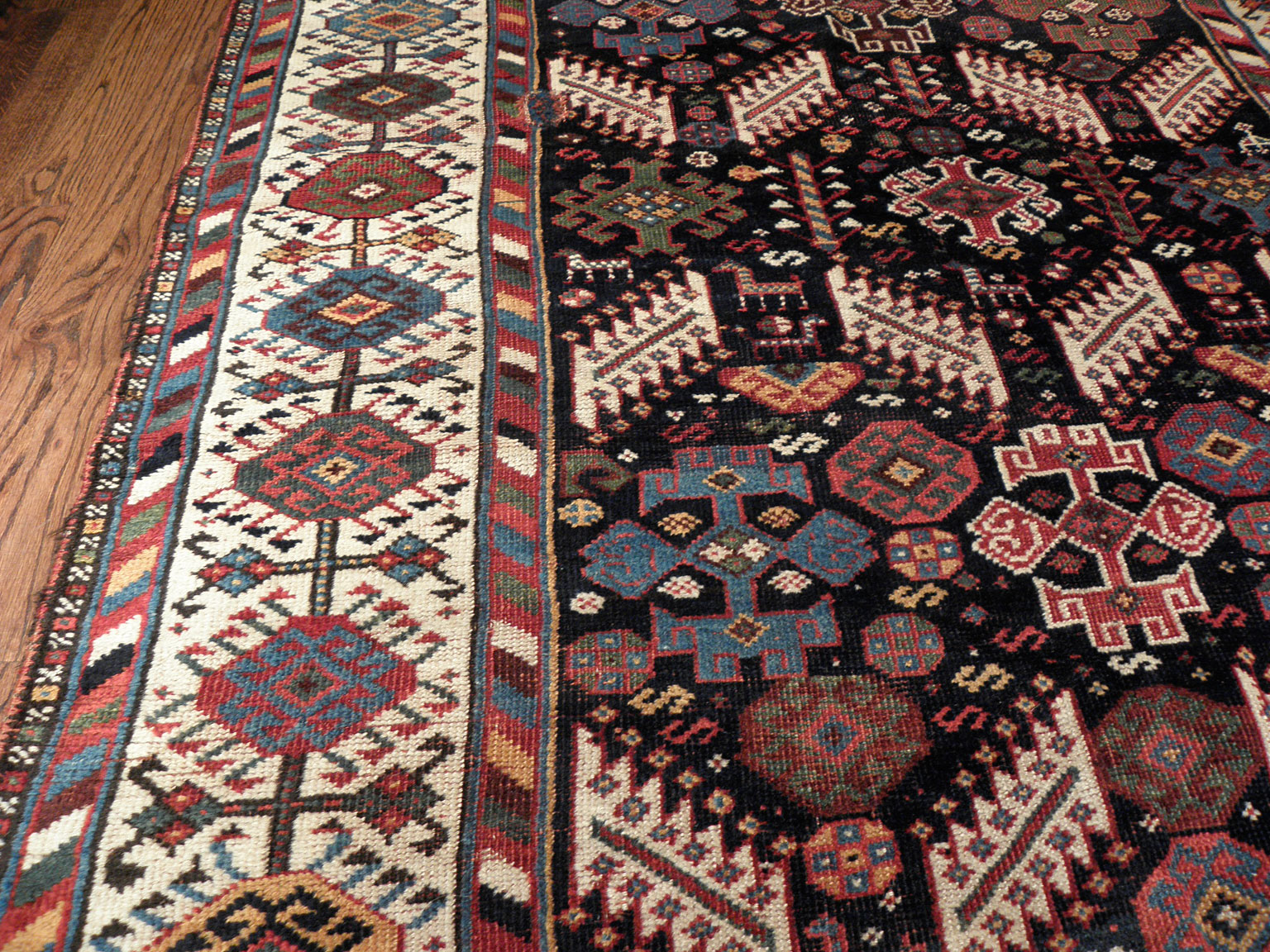 Antique qashqai Rug - # 7331