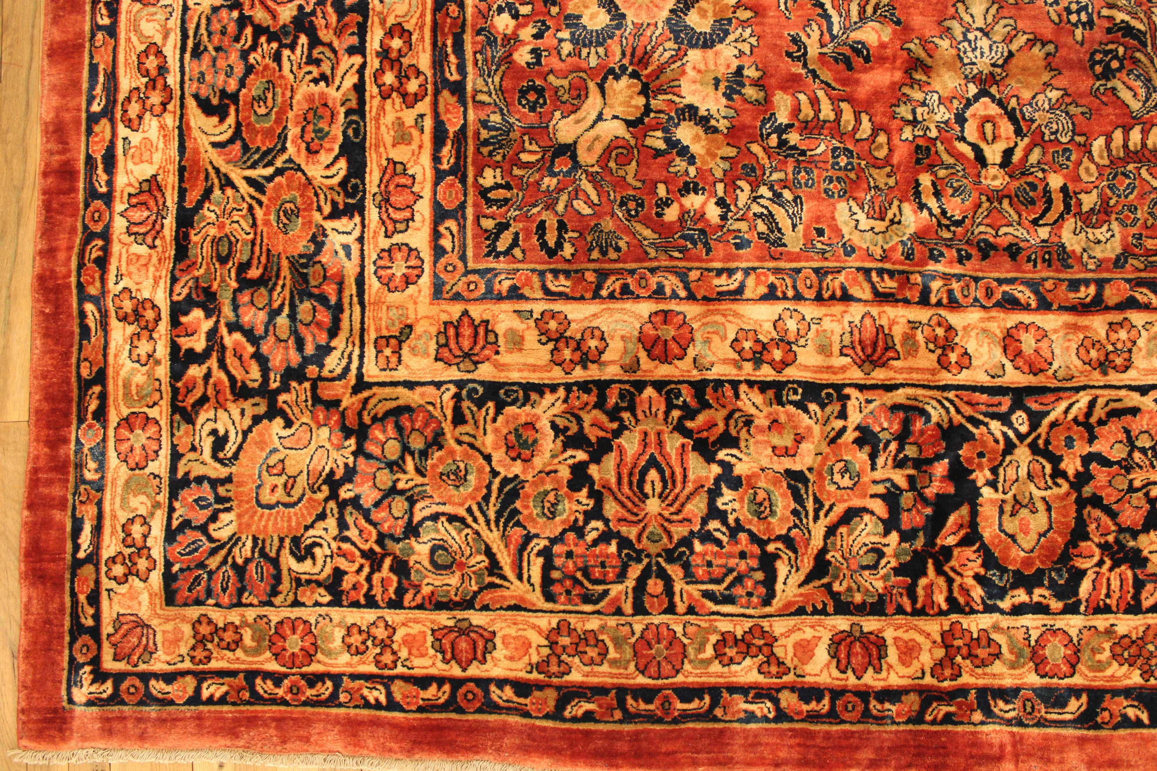 Antique sarouk Carpet - # 58231