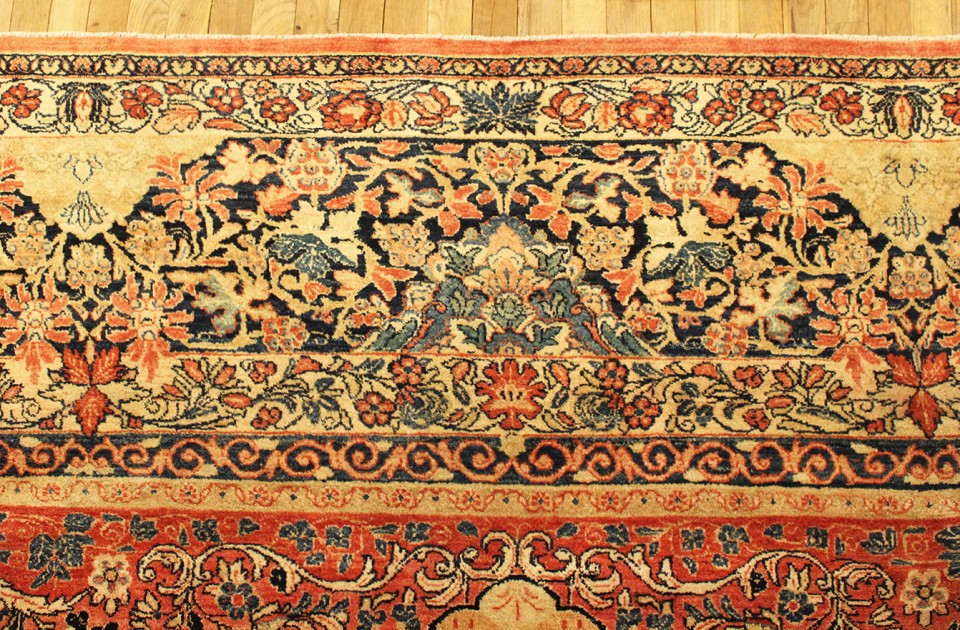 Antique sarouk Carpet - # 58235