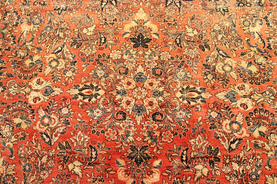 Antique sarouk Carpet - # 58235