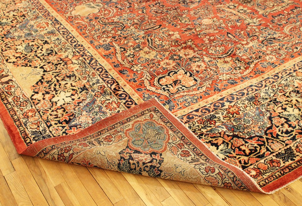 Antique sarouk Carpet - # 58235