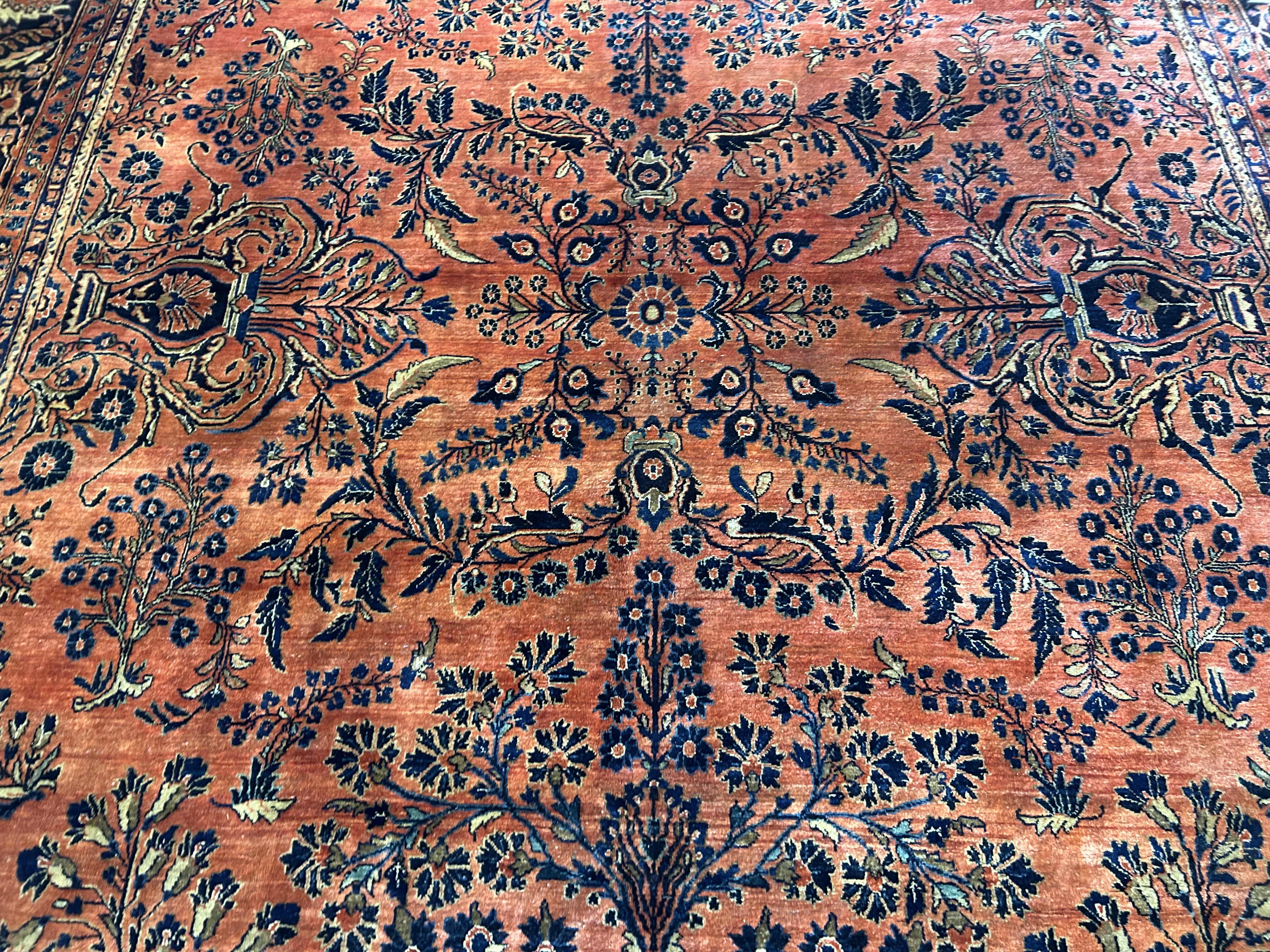 Antique sarouk Carpet - # 58237