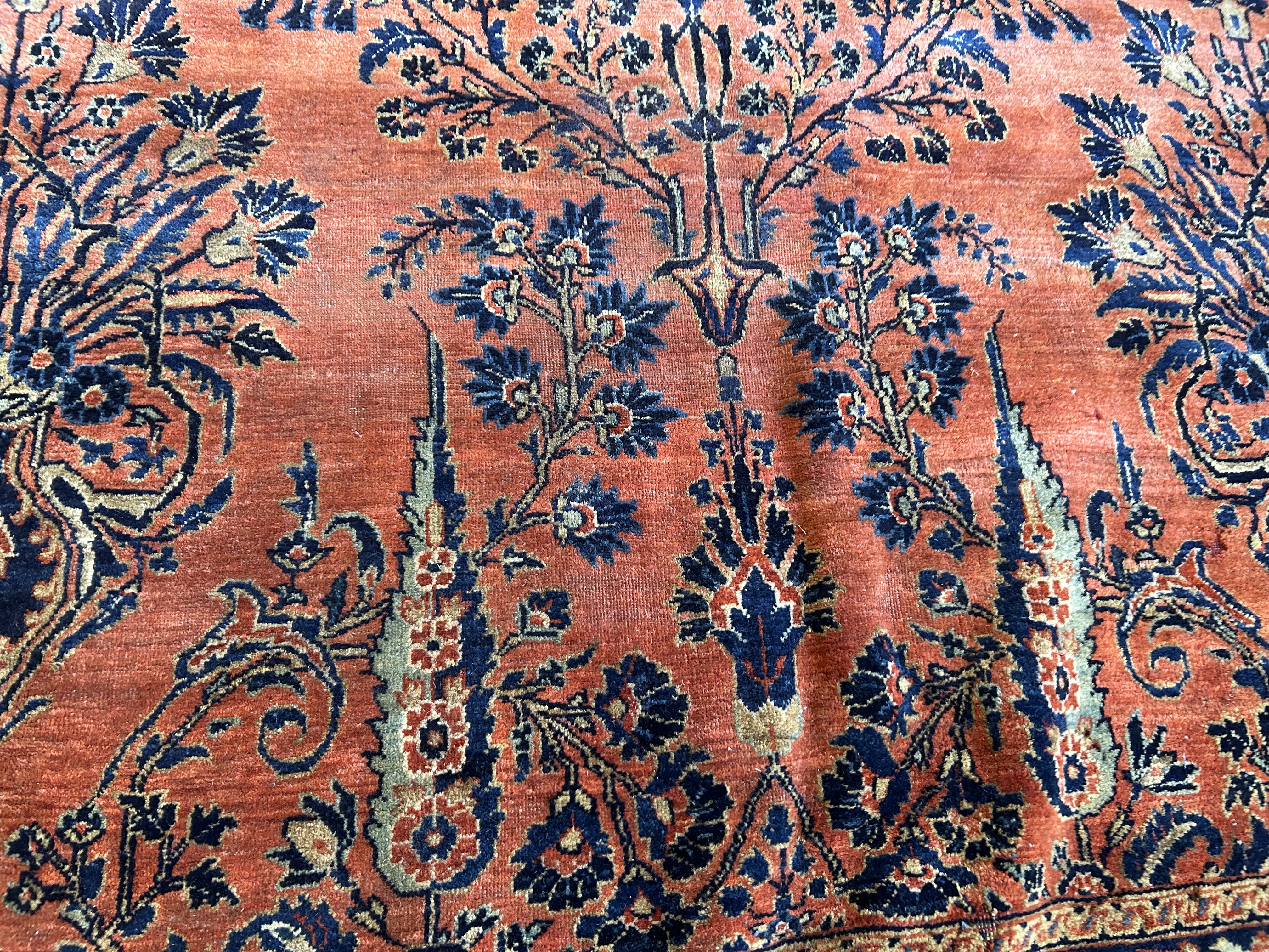 Antique sarouk Carpet - # 58237