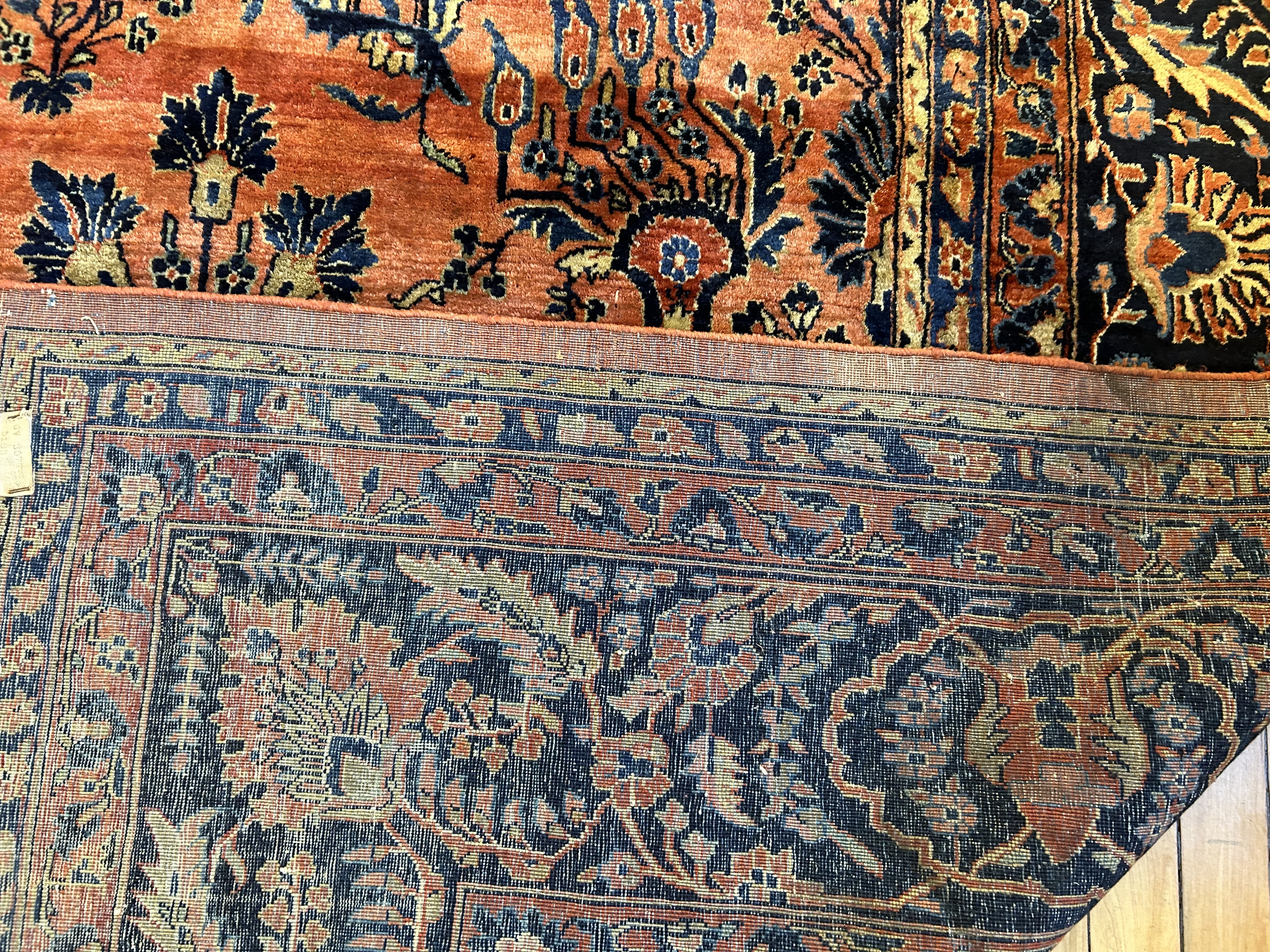 Antique sarouk Carpet - # 58237