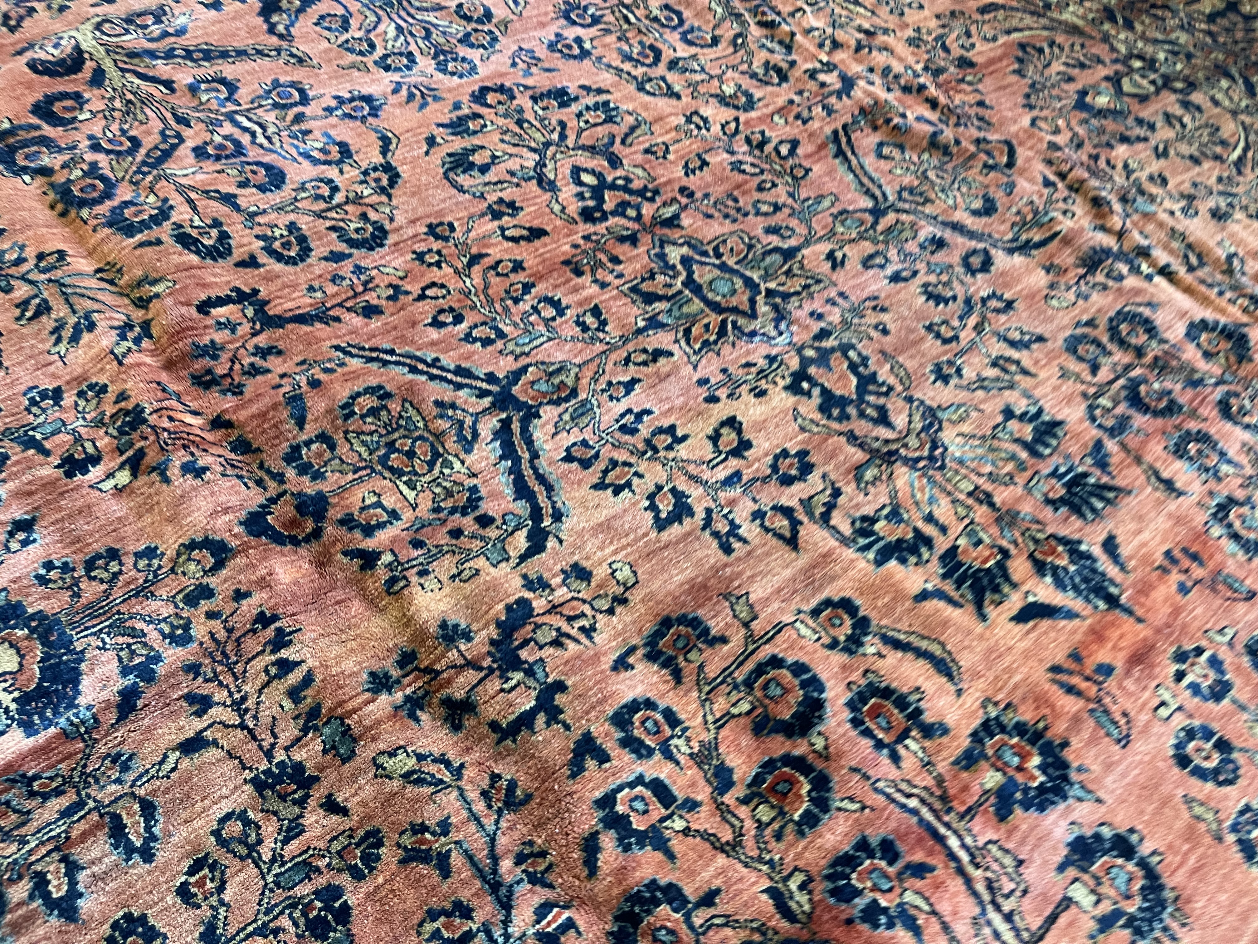 Antique sarouk Carpet - # 78256