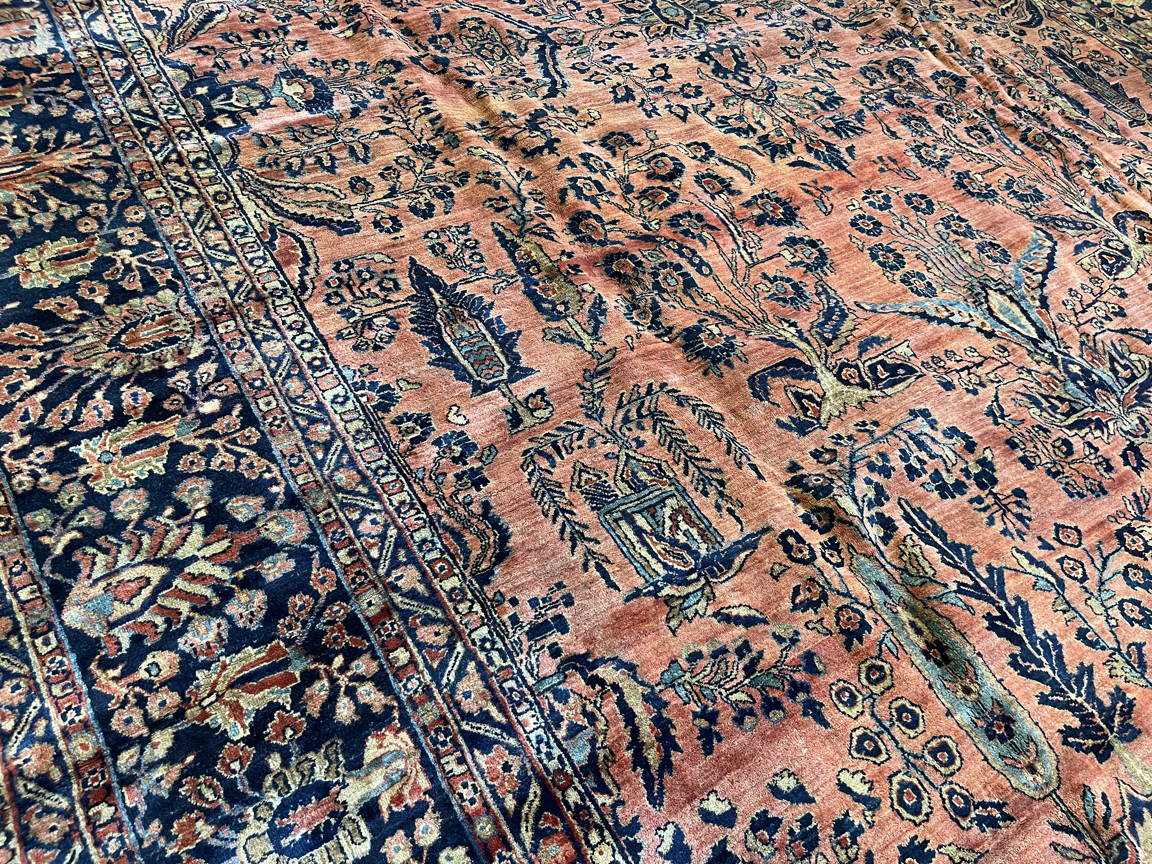 Antique sarouk Carpet - # 78256