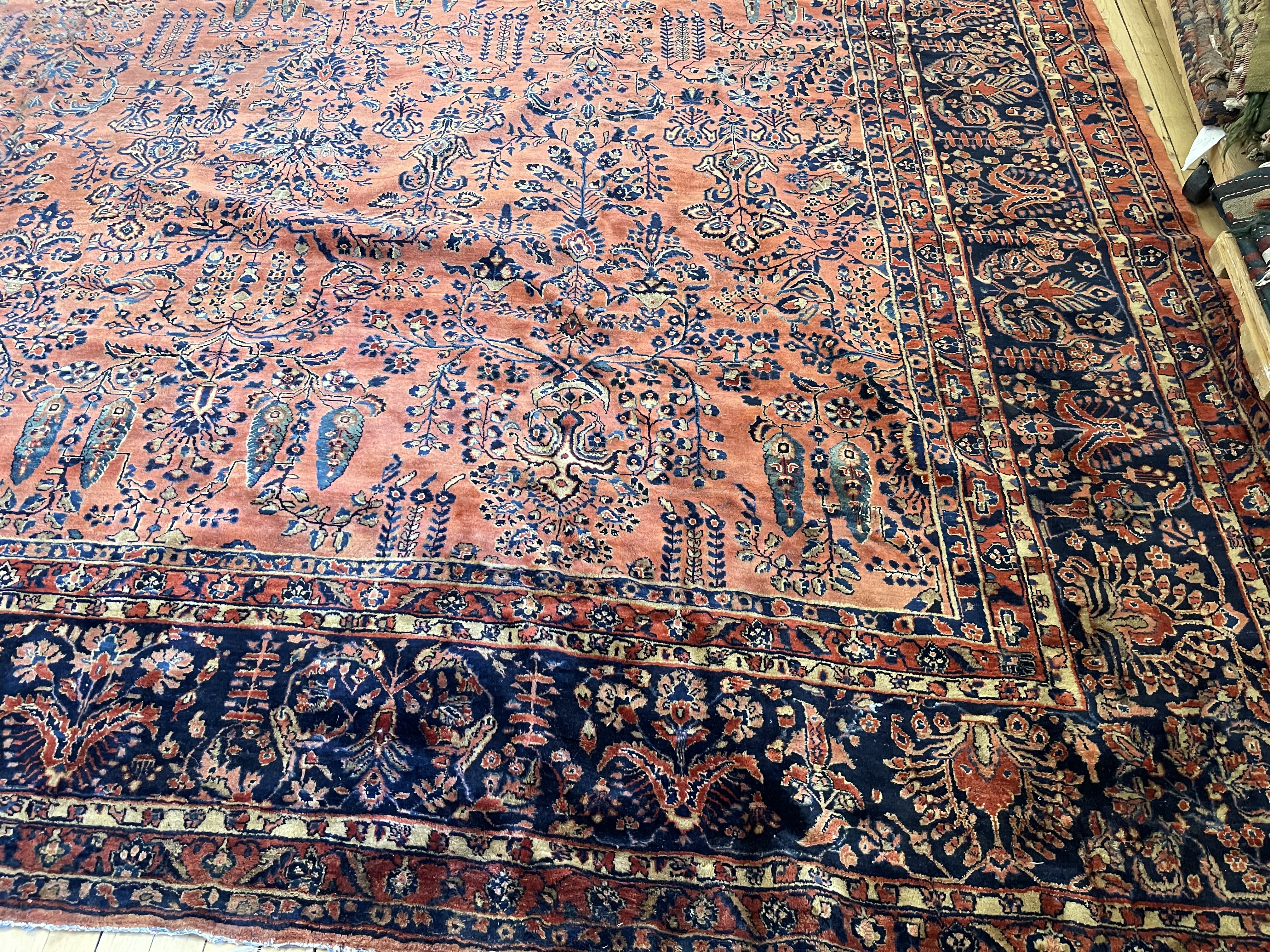 Antique sarouk Carpet - # 78268