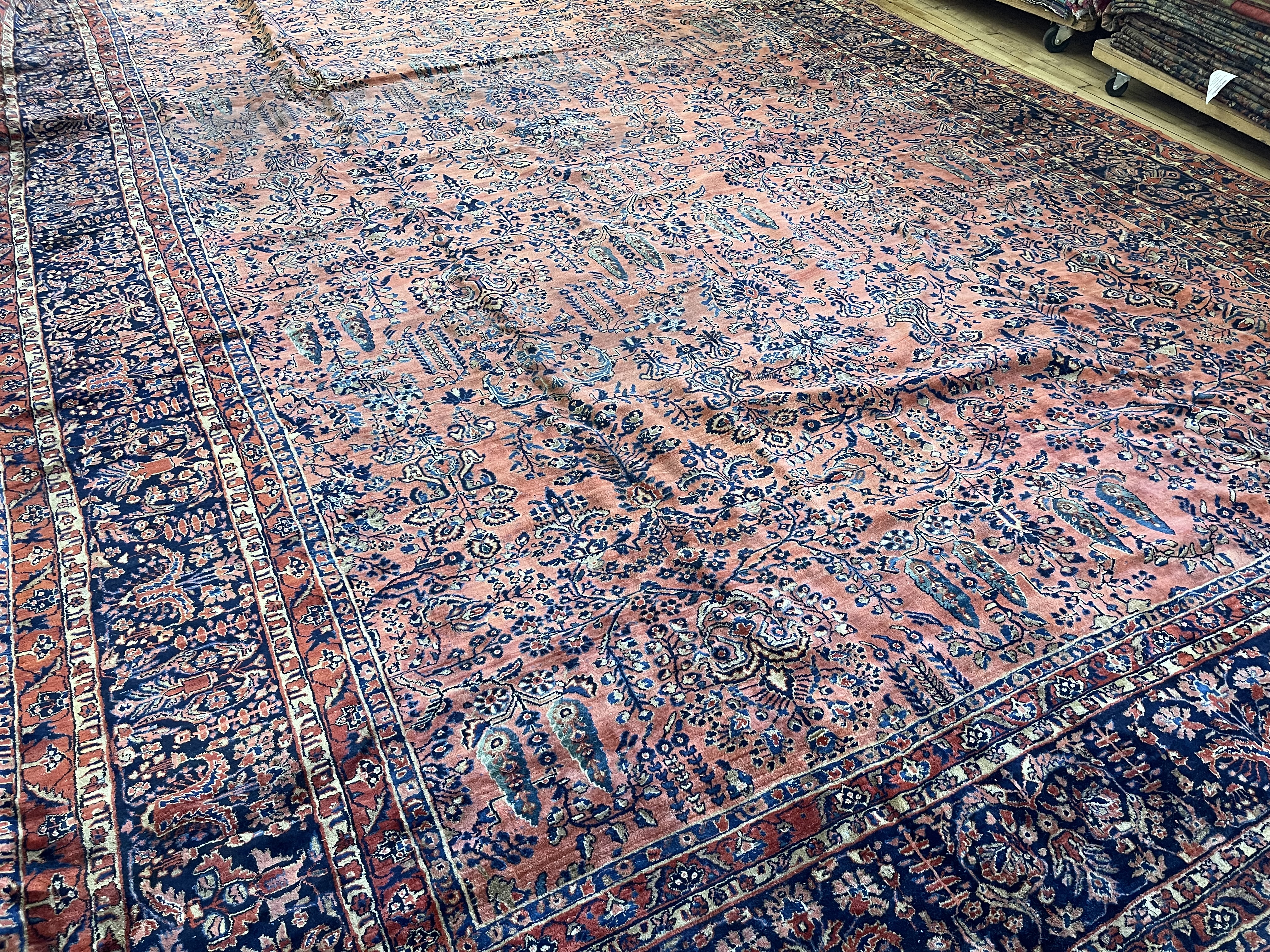 Antique sarouk Carpet - # 78268