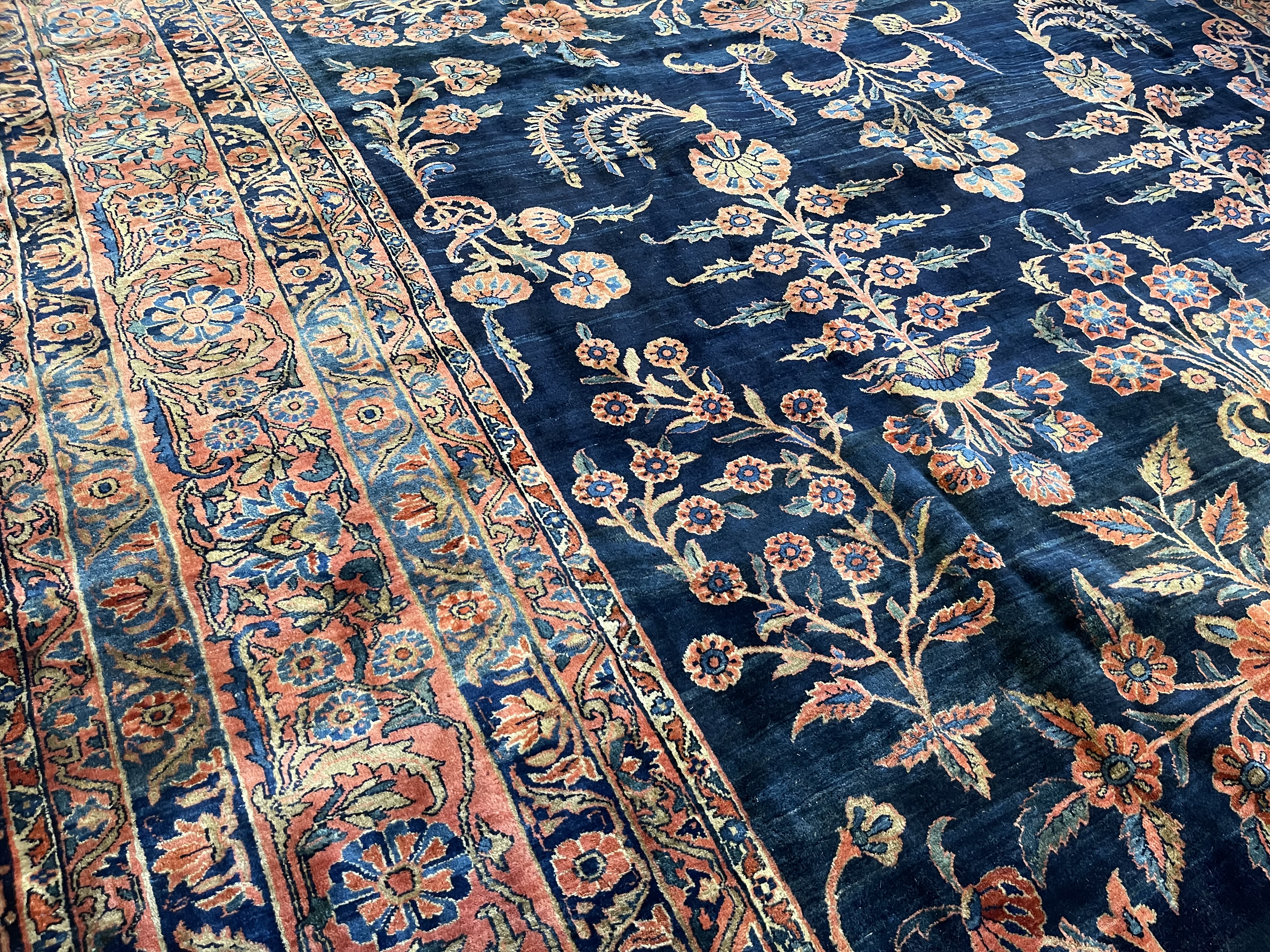 Antique sarouk Carpet - # 78269