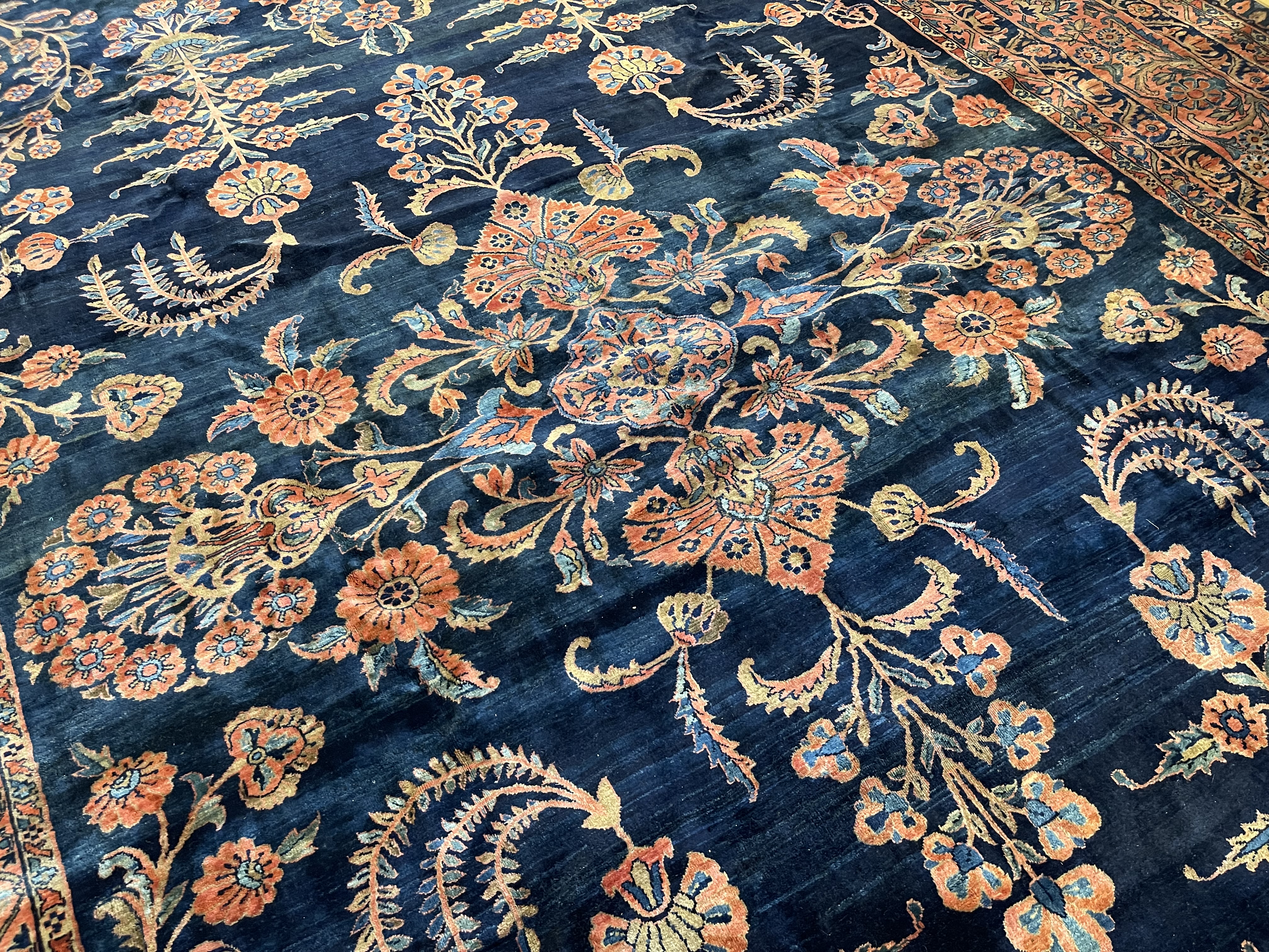 Antique sarouk Carpet - # 78269