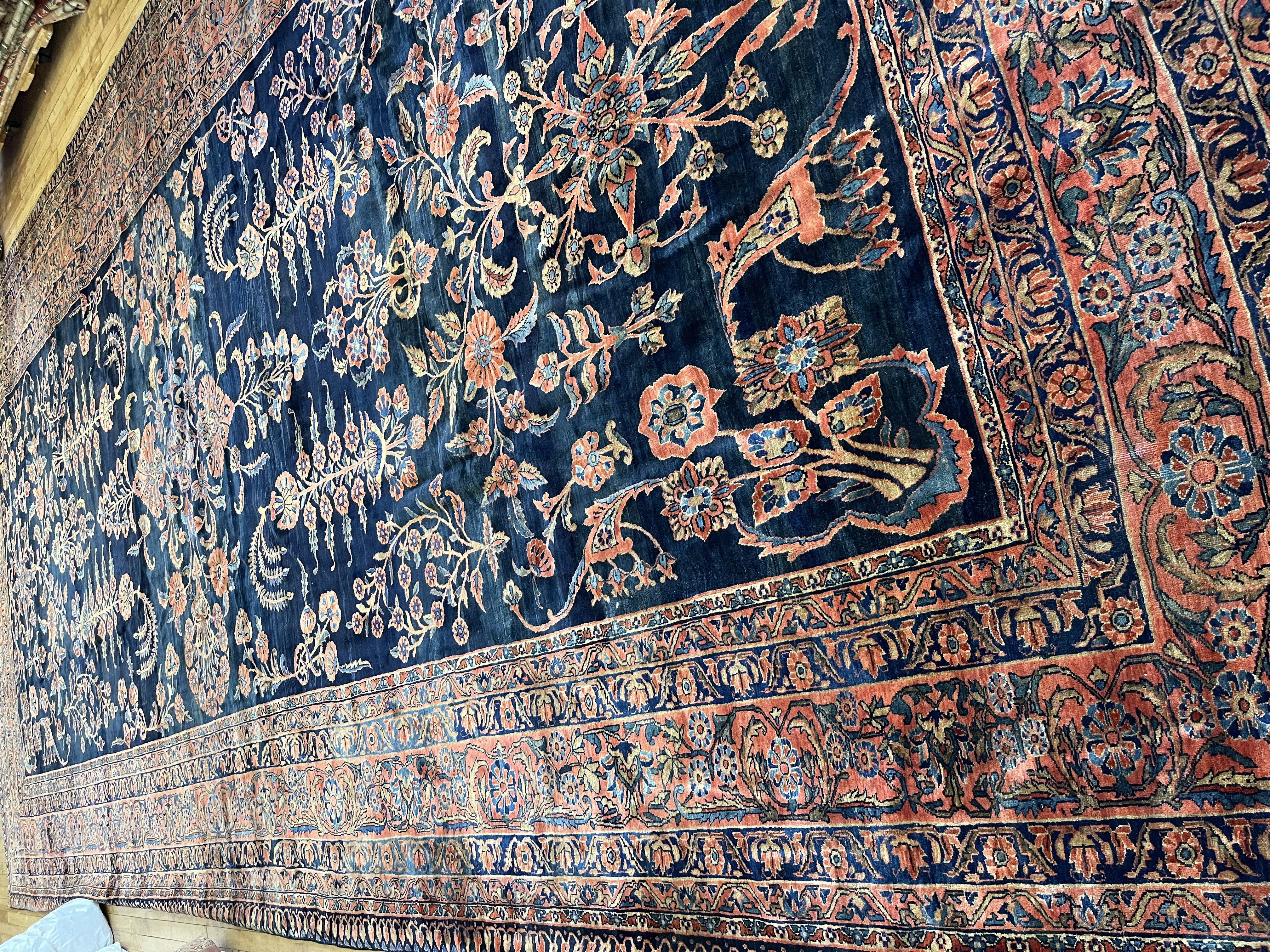 Antique sarouk Carpet - # 78269