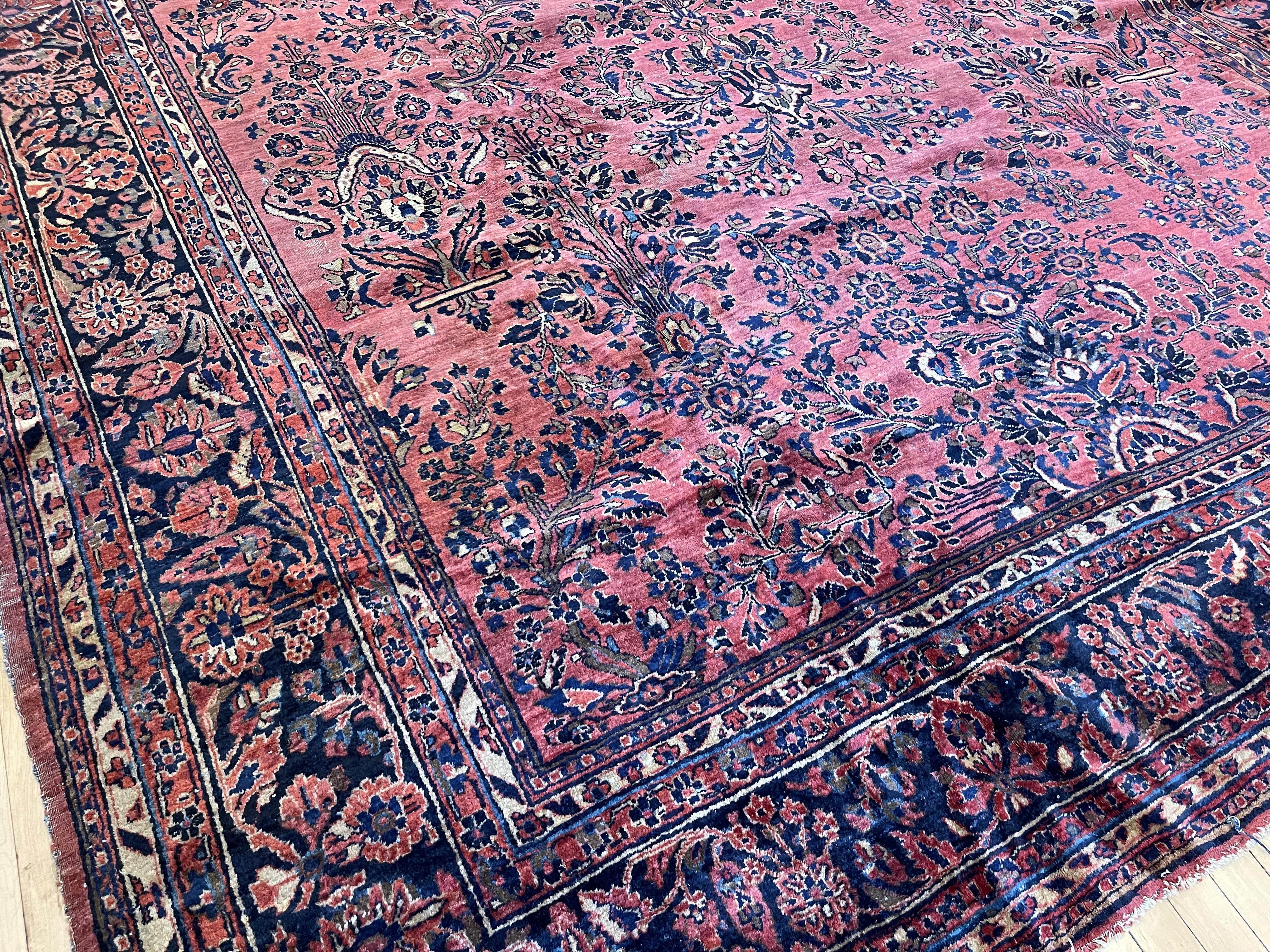 Antique sarouk Carpet - # 78271