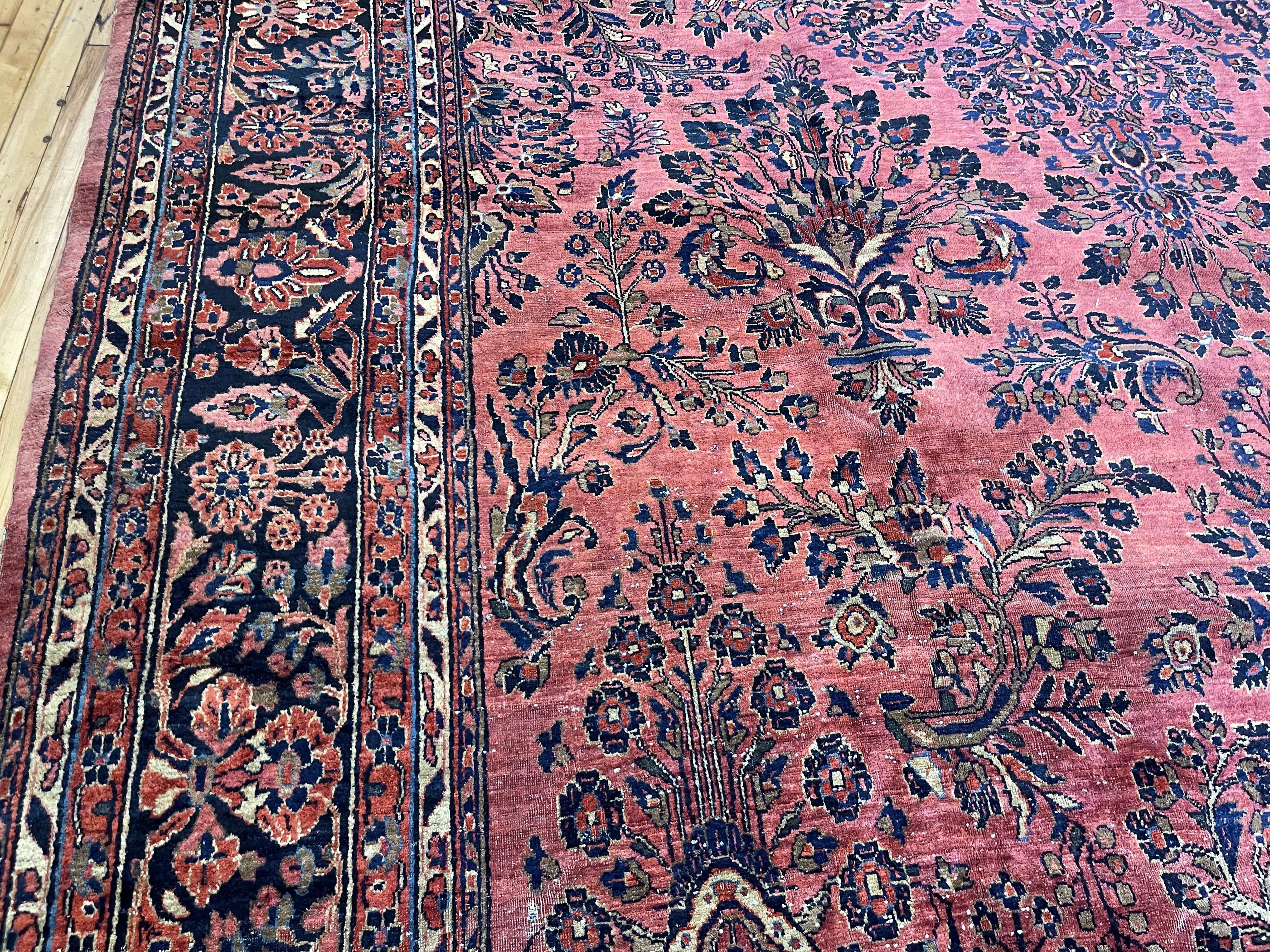 Antique sarouk Carpet - # 78271