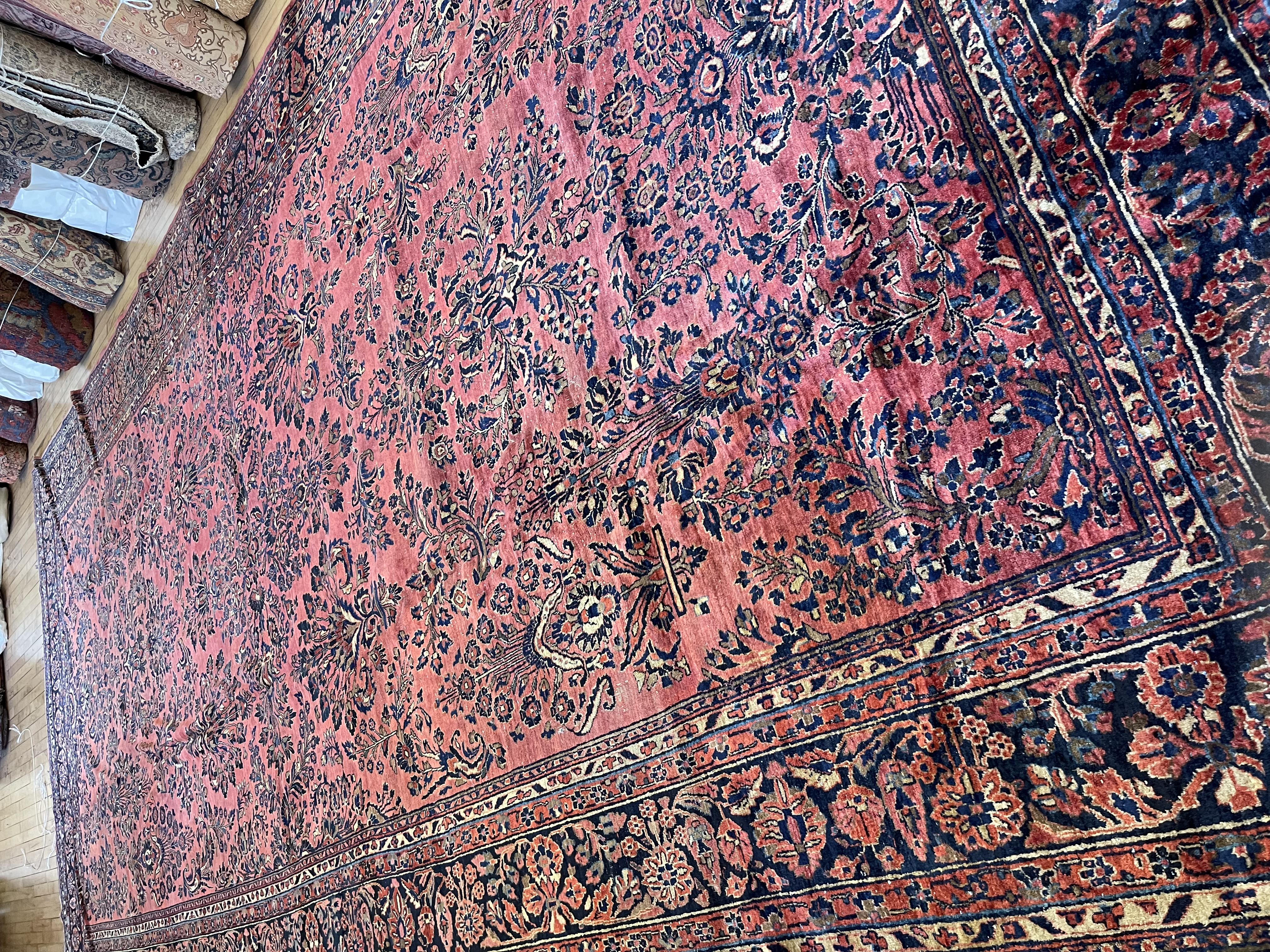 Antique sarouk Carpet - # 78271