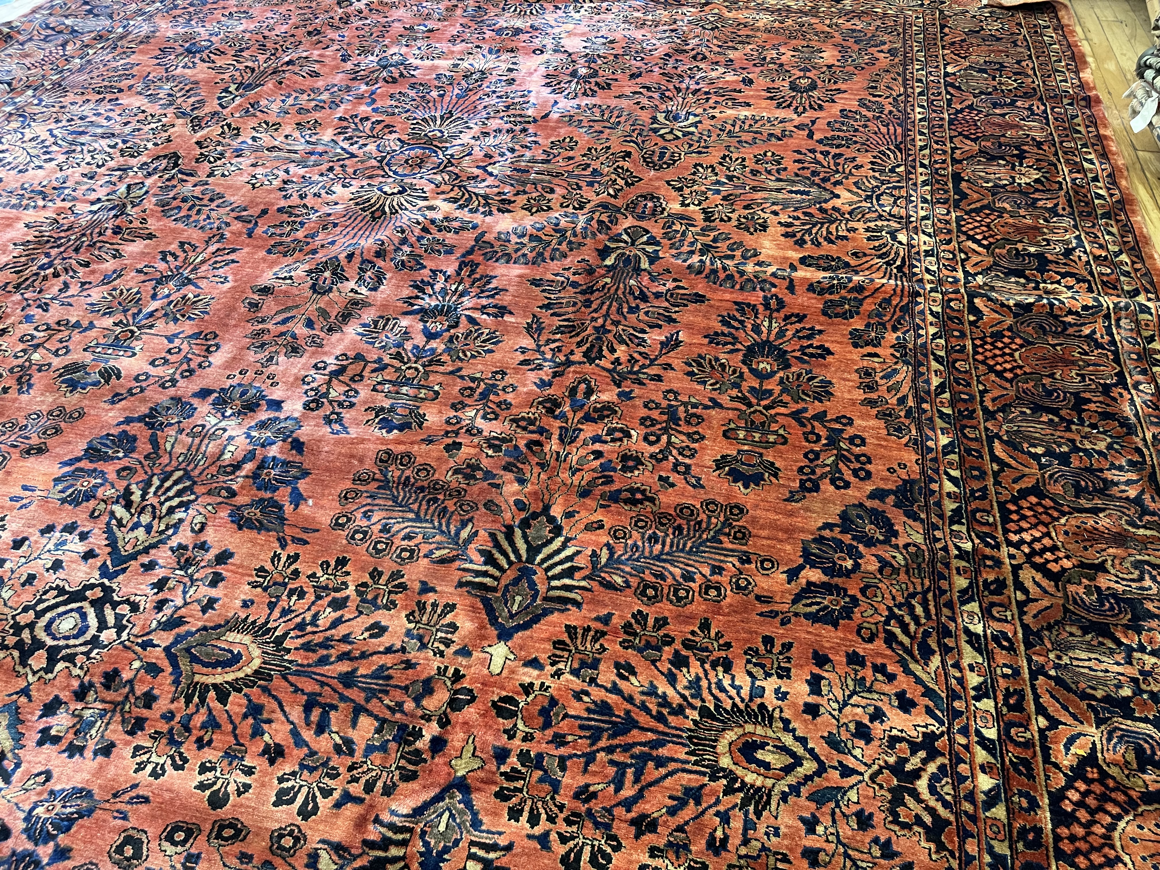 Antique sarouk Carpet - # 78282