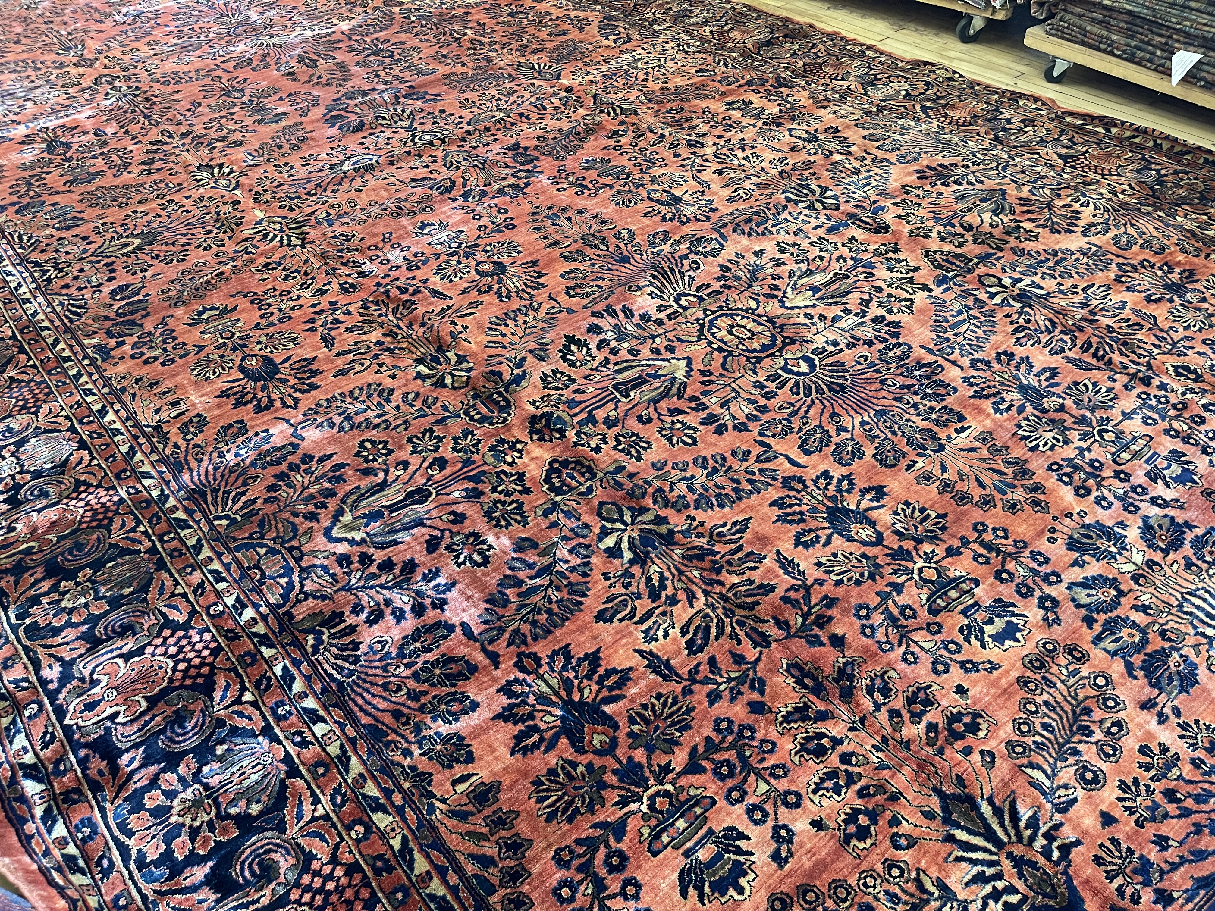 Antique sarouk Carpet - # 78282