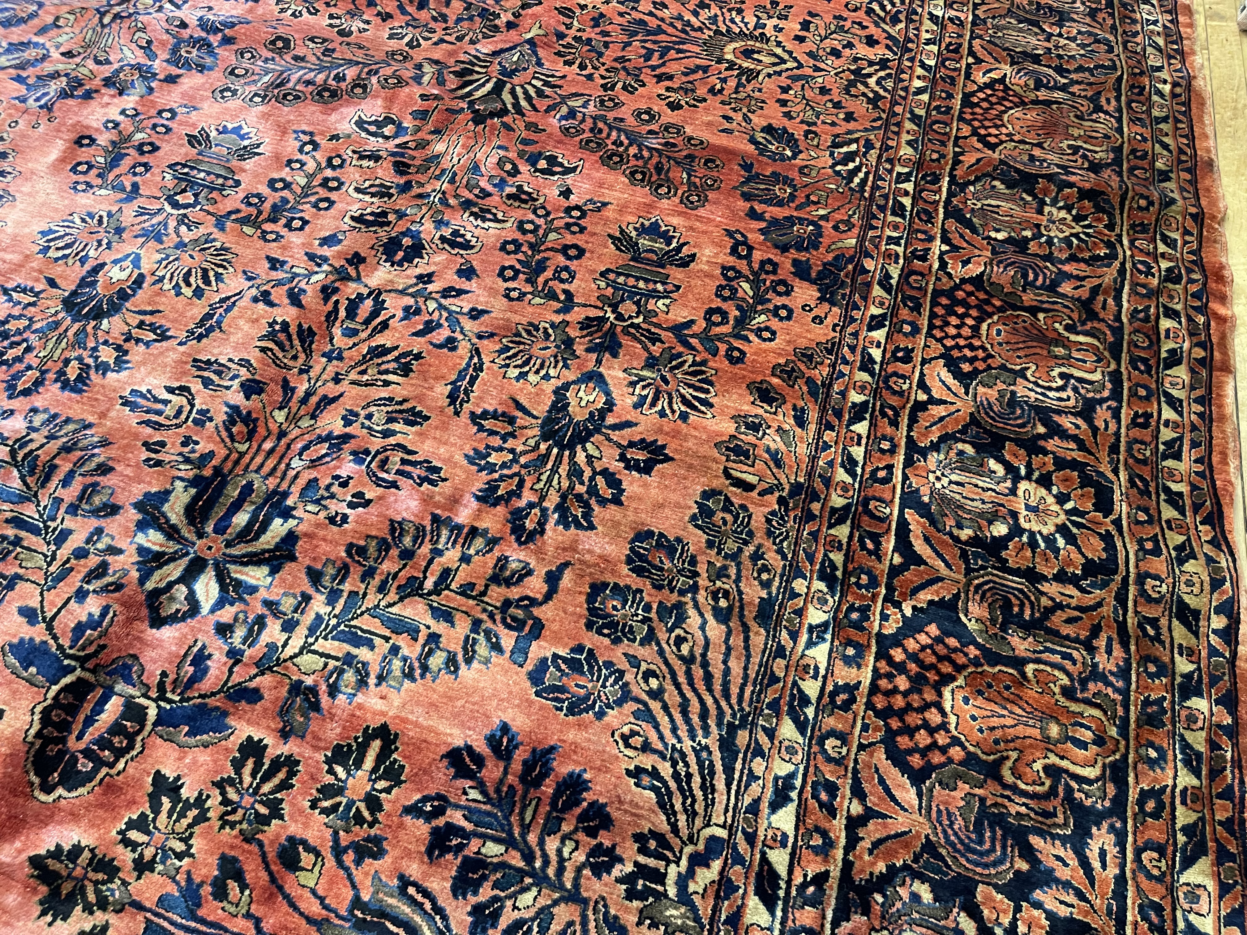 Antique sarouk Carpet - # 78282