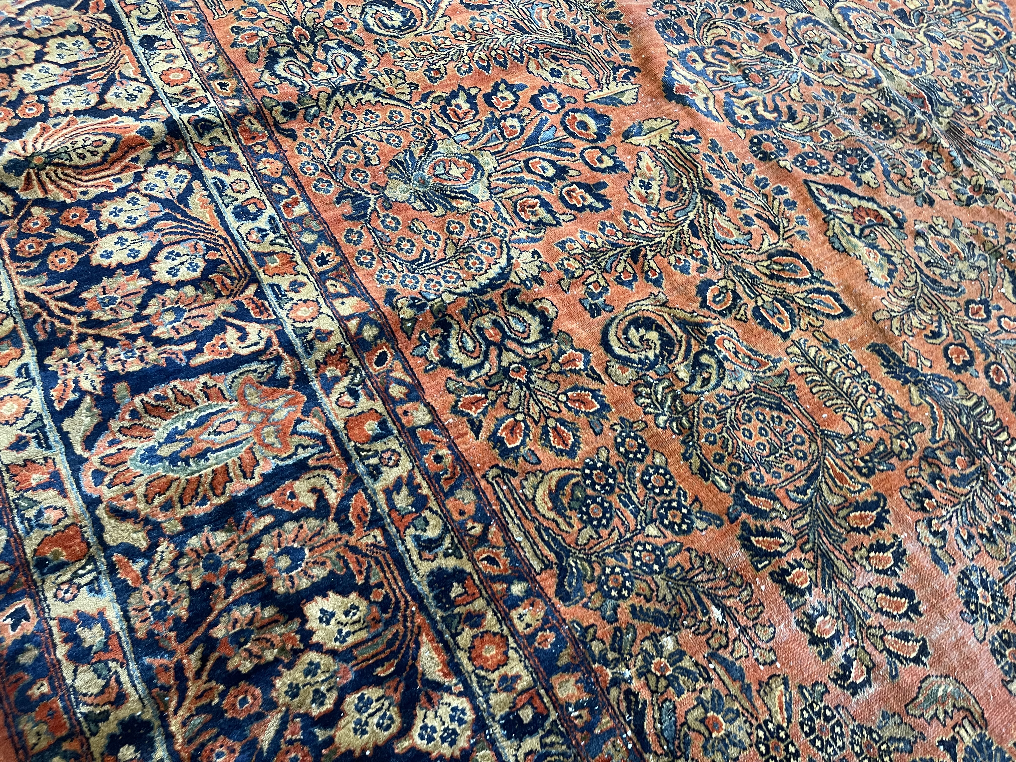 Antique sarouk Carpet - # 78287