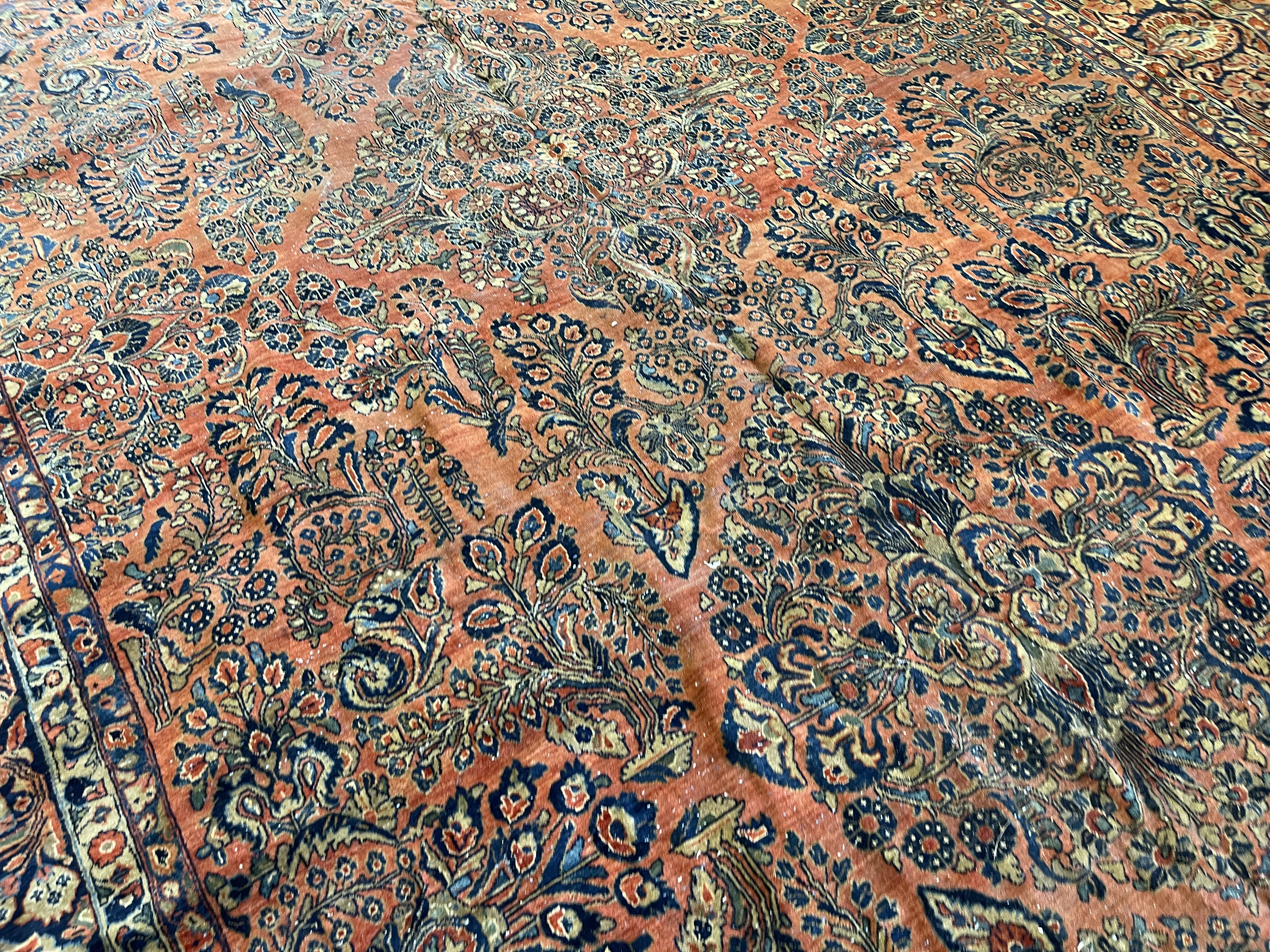 Antique sarouk Carpet - # 78287