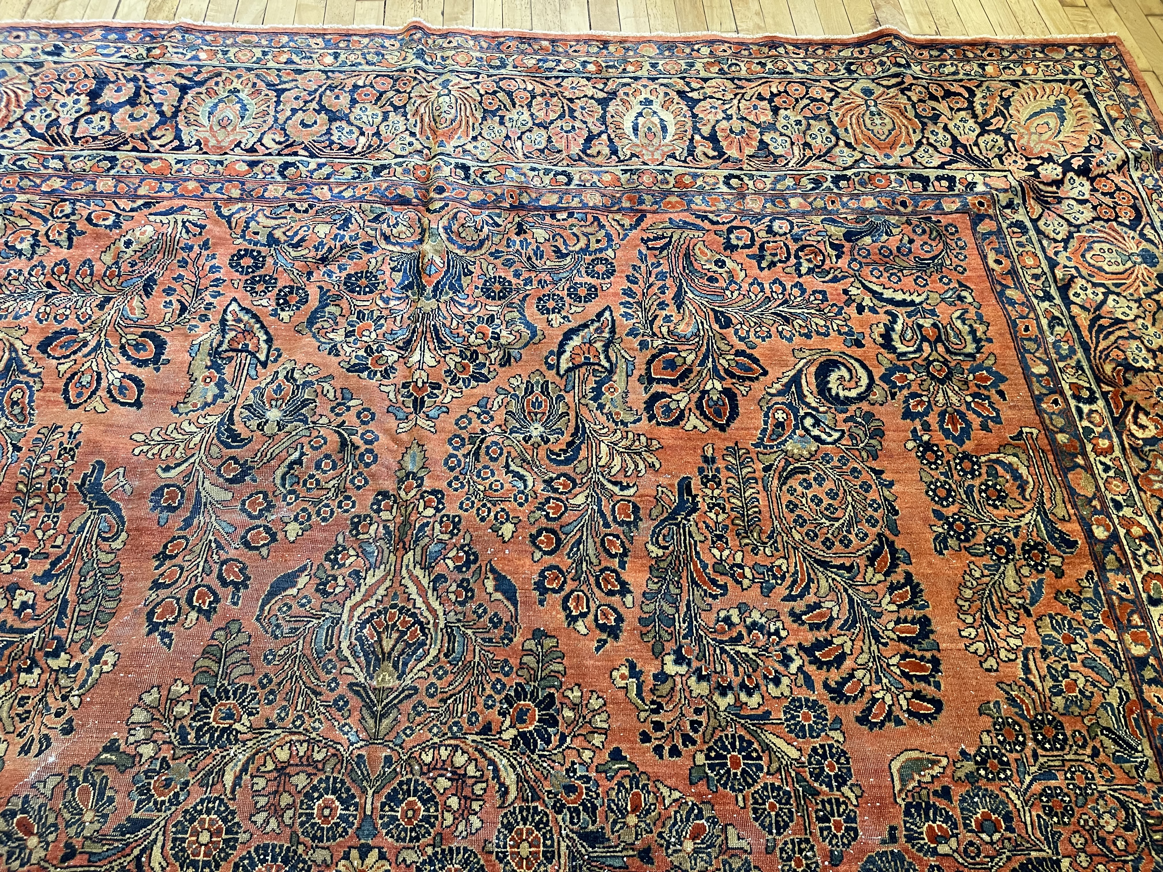 Antique sarouk Carpet - # 78287