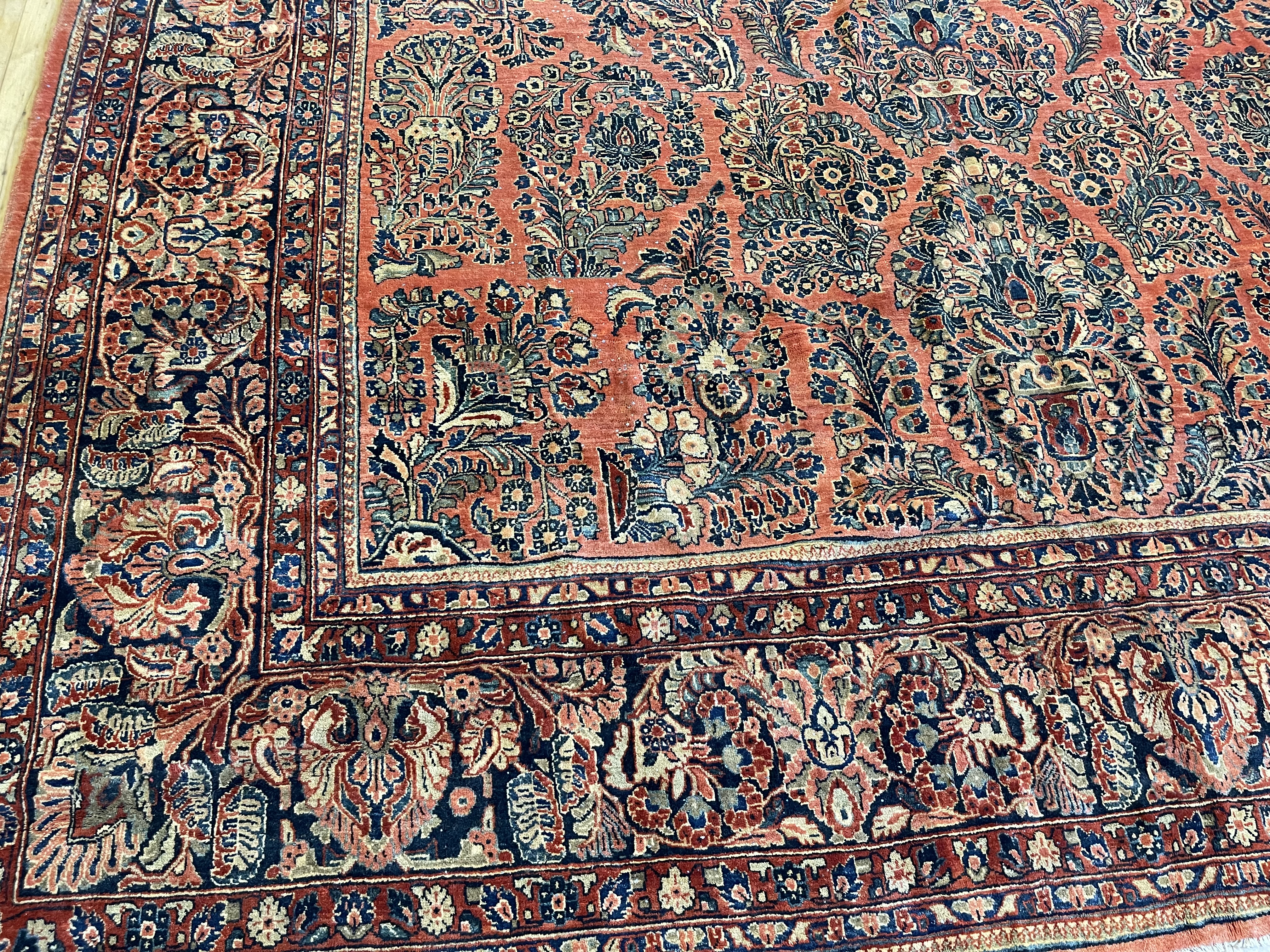 Antique sarouk Carpet - # 78312