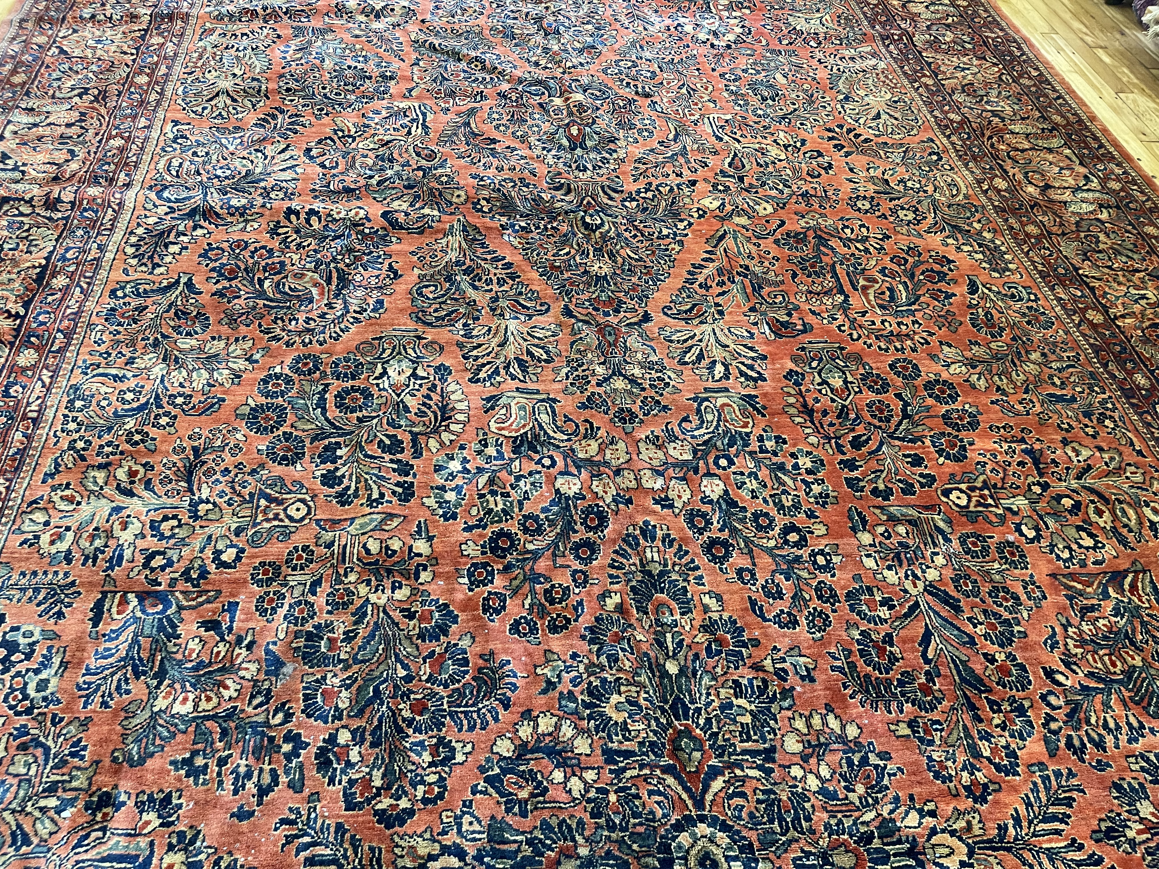 Antique sarouk Carpet - # 78312