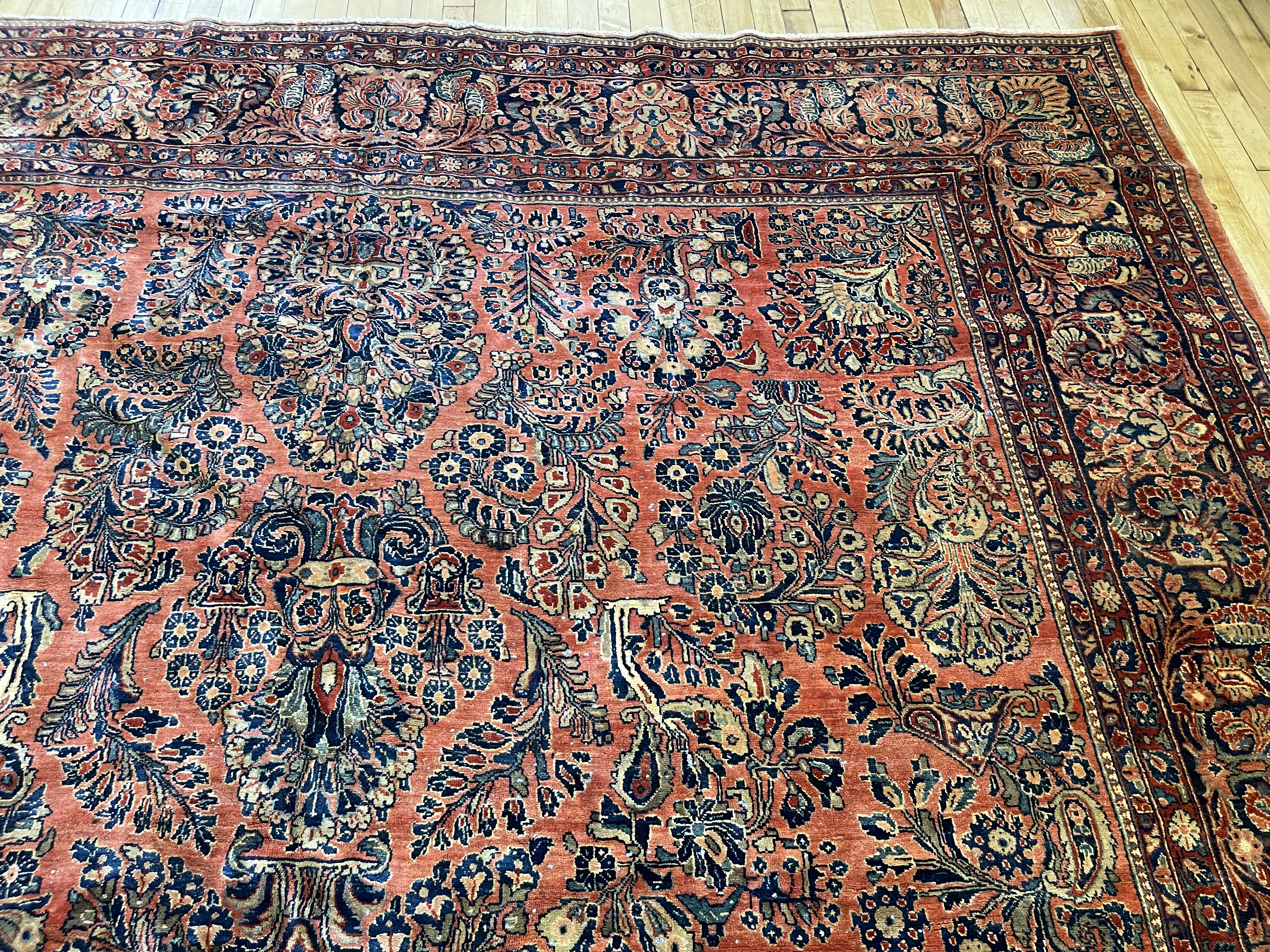 Antique sarouk Carpet - # 78312