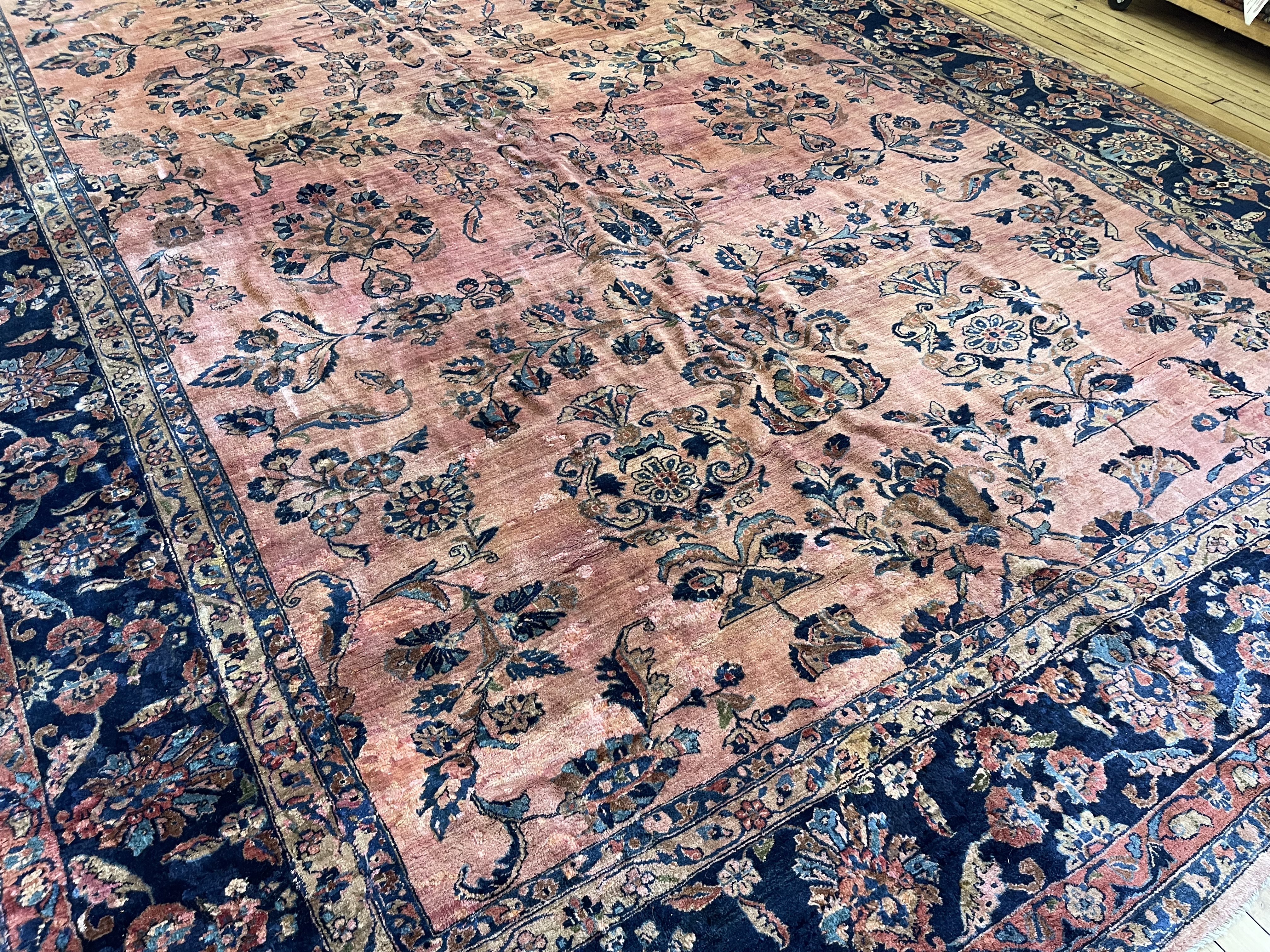Antique sarouk Carpet - # 78334