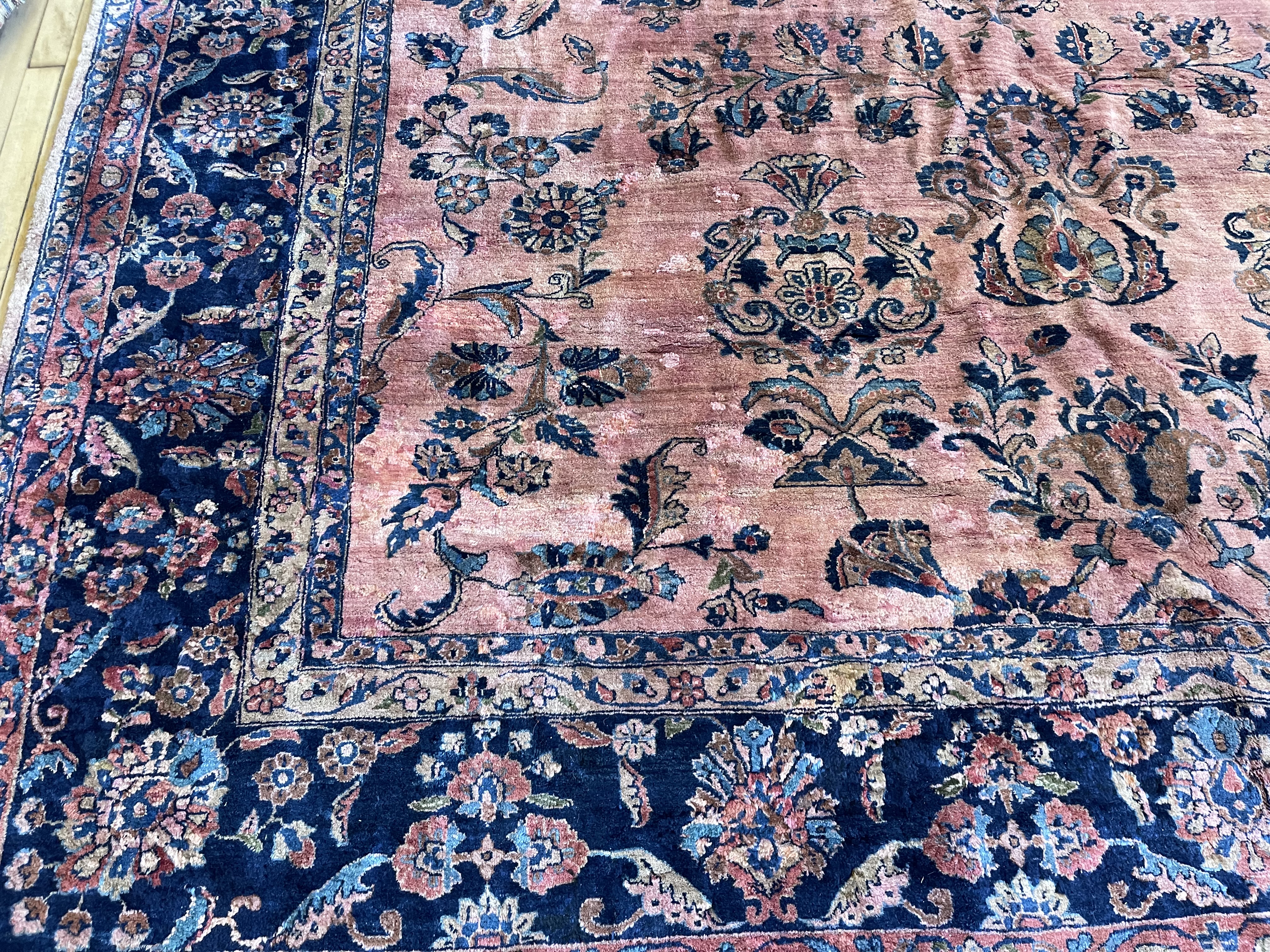 Antique sarouk Carpet - # 78334
