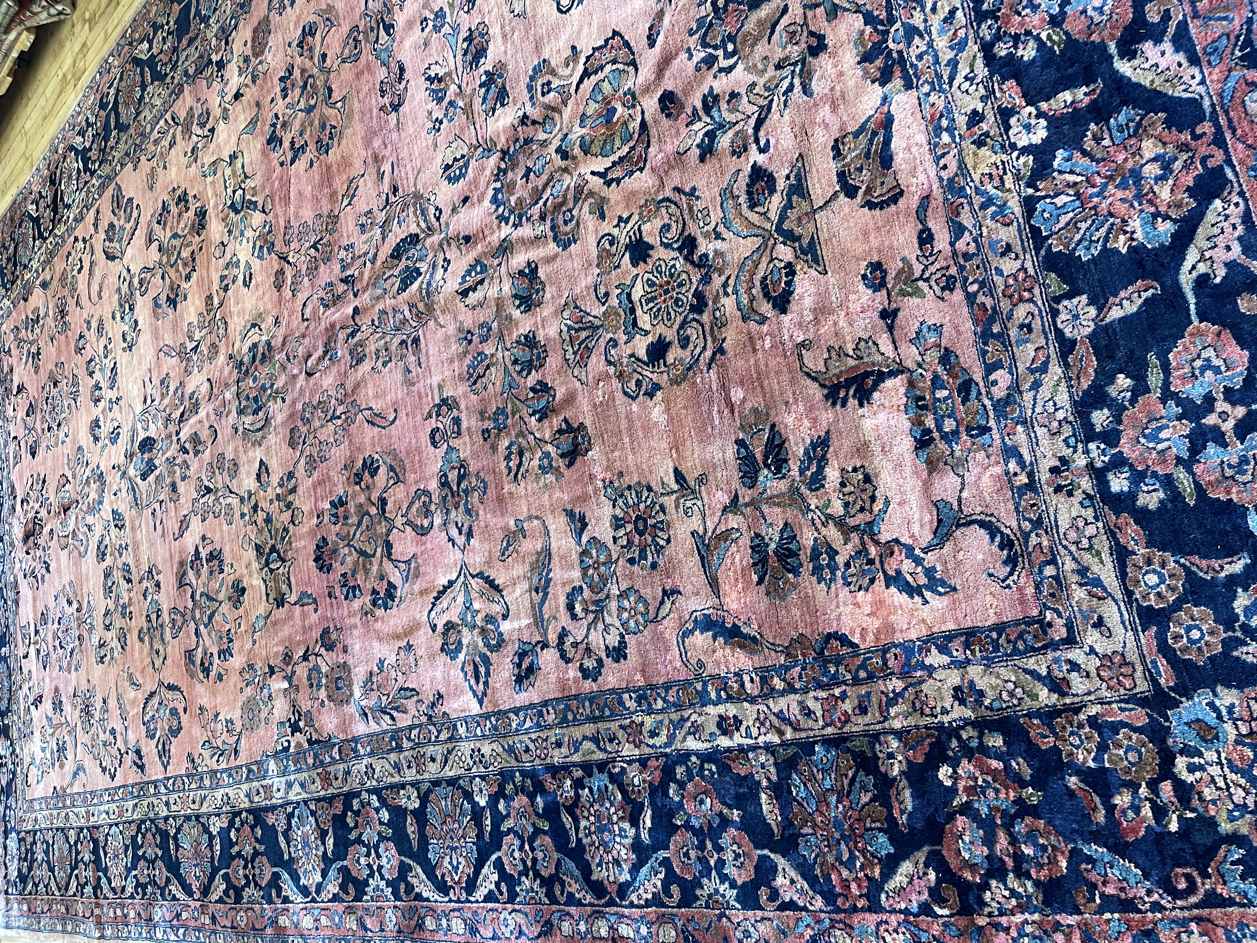 Antique sarouk Carpet - # 78334