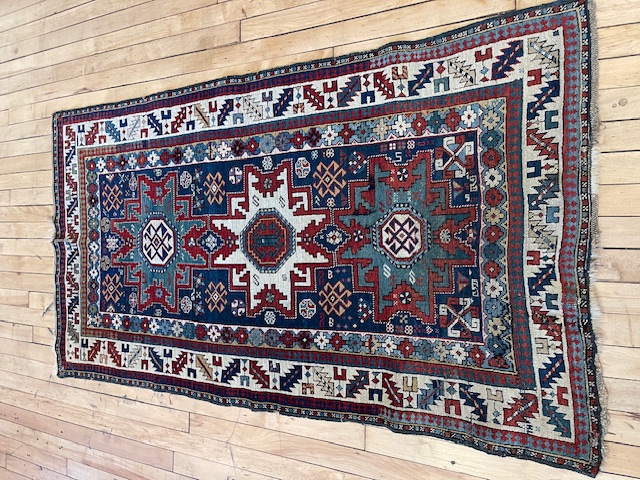 Antique shirvan, lesgi Rug - # 78814