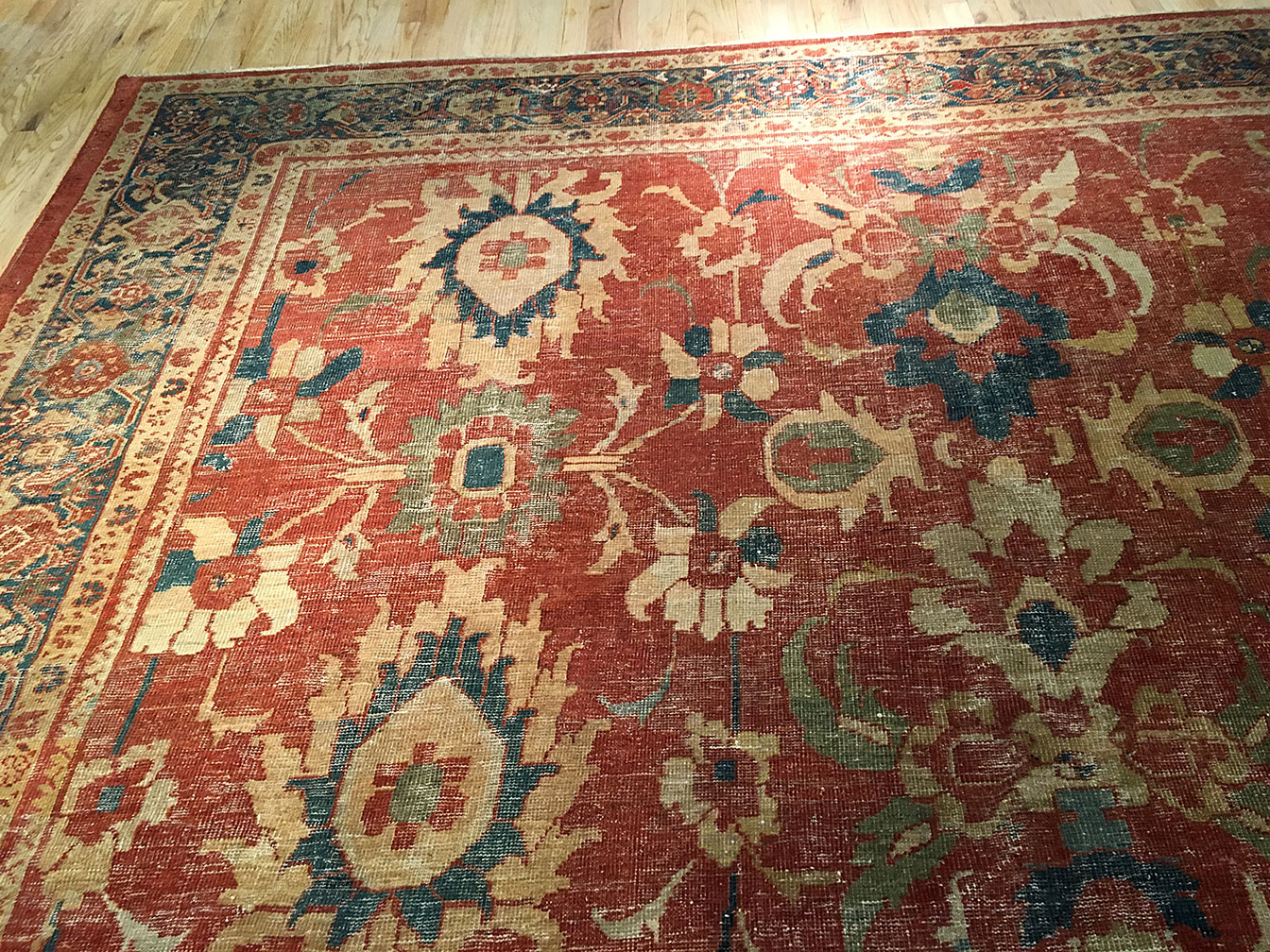 Antique sultan abad Carpet - # 51419
