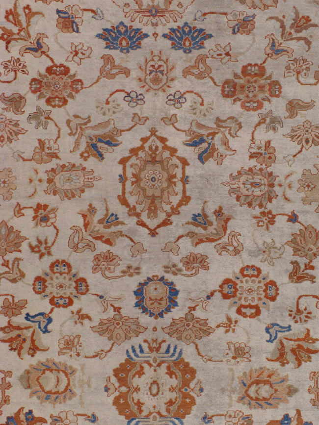 Antique sultan abad Carpet - # 7744