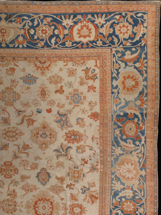 Antique sultan abad Carpet - # 7744