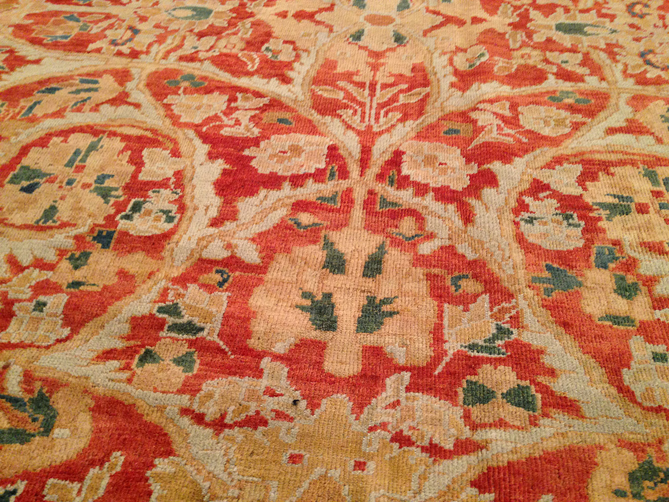 Antique sultan abad Carpet - # 9638