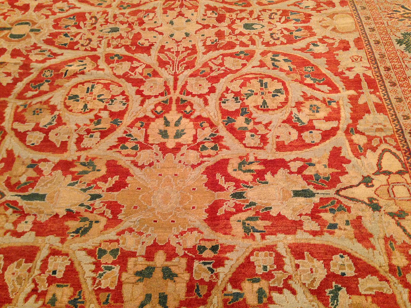 Antique sultan abad Carpet - # 9638