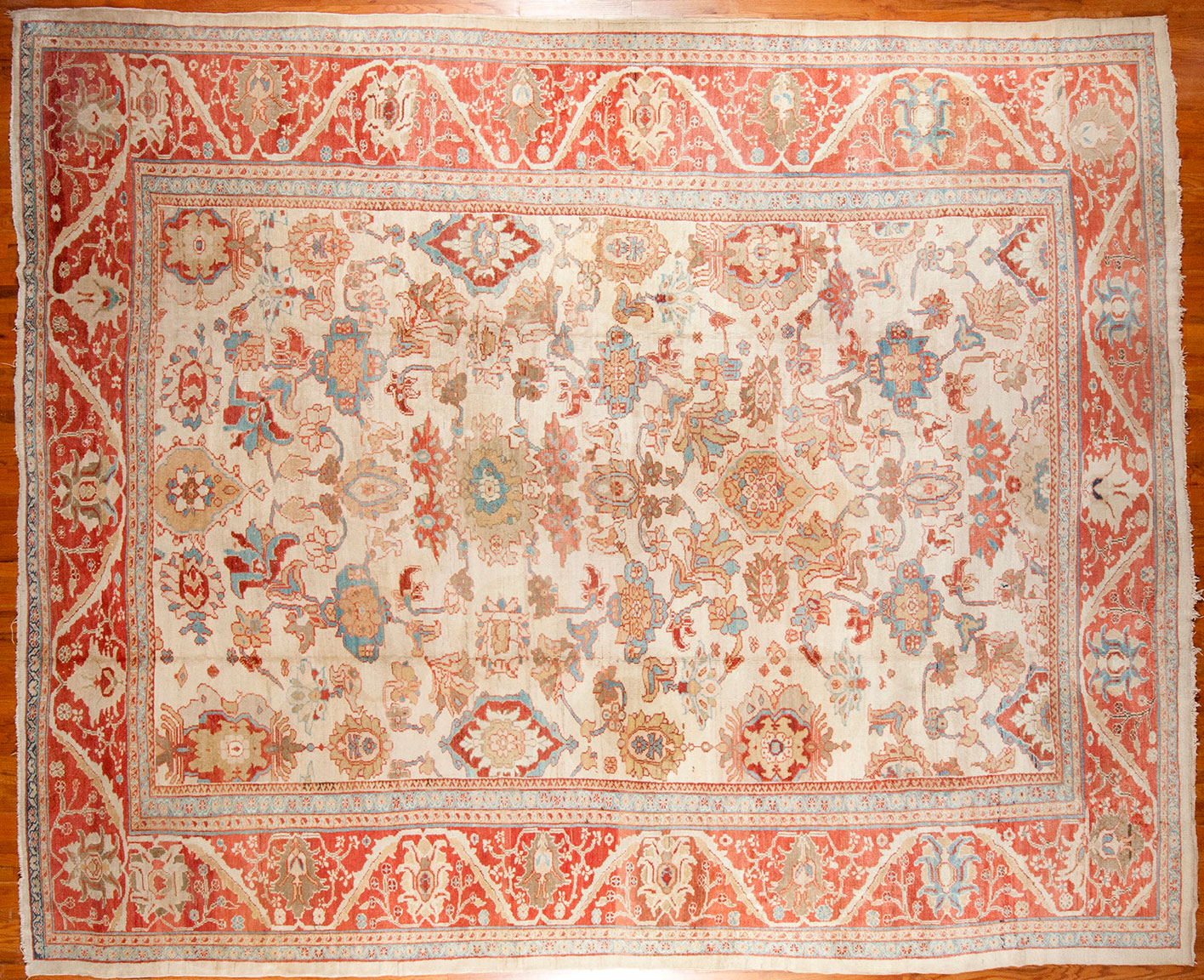 Antique sultan abad Carpet - # 9810