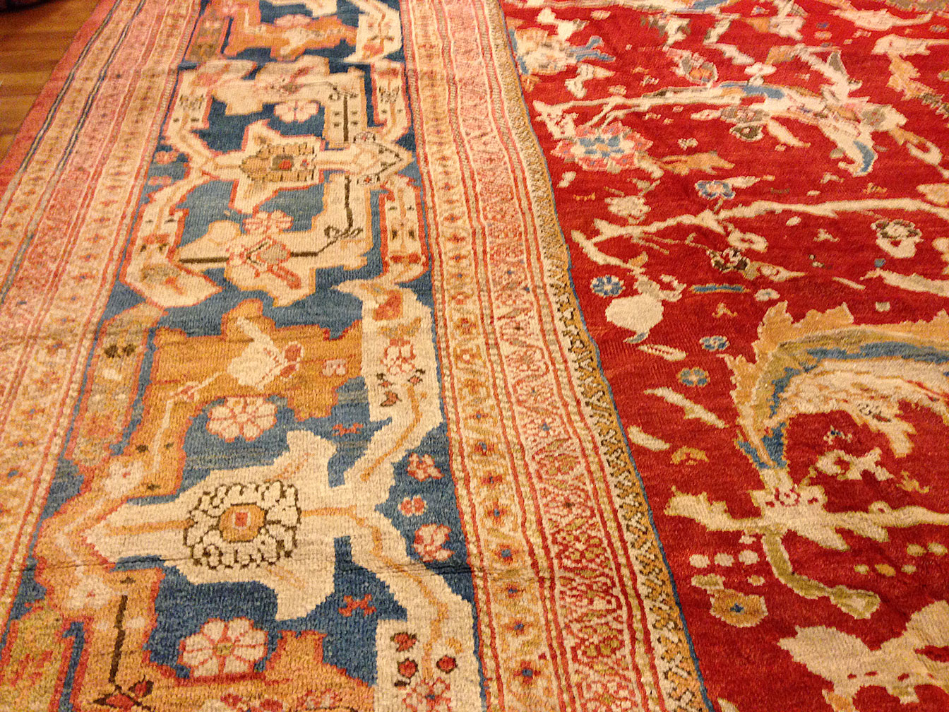 Antique sultan abad Carpet - # 9834