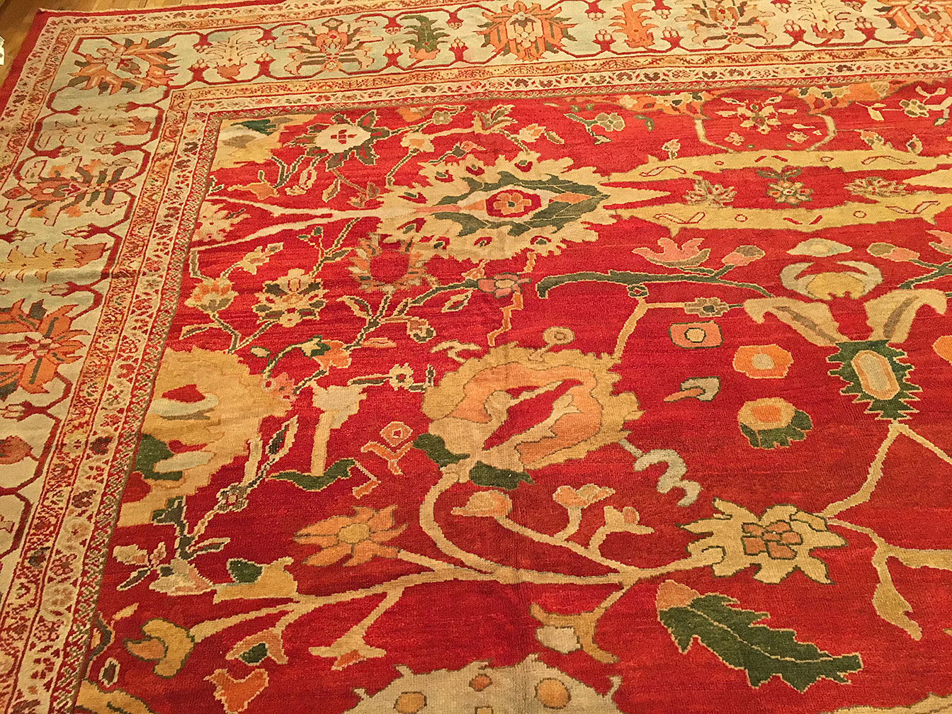 Antique sultan abad Carpet - # 9869