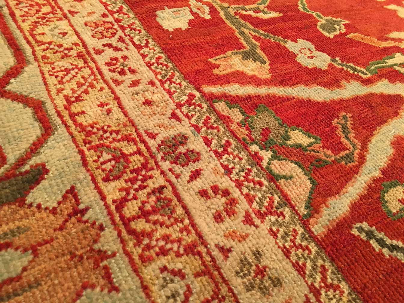 Antique sultan abad Carpet - # 9869