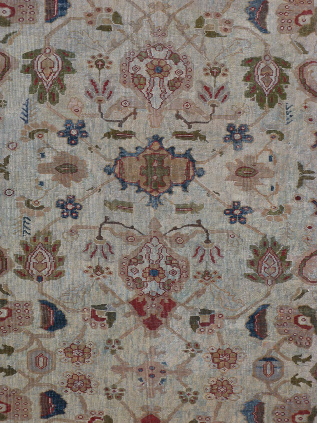Antique sultan abad Carpet - # 9929