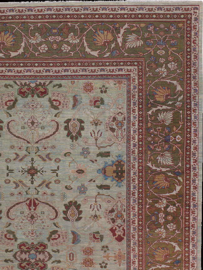 Antique sultan abad Carpet - # 9929