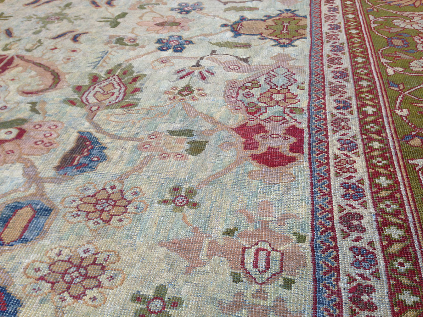 Antique sultan abad Carpet - # 9929