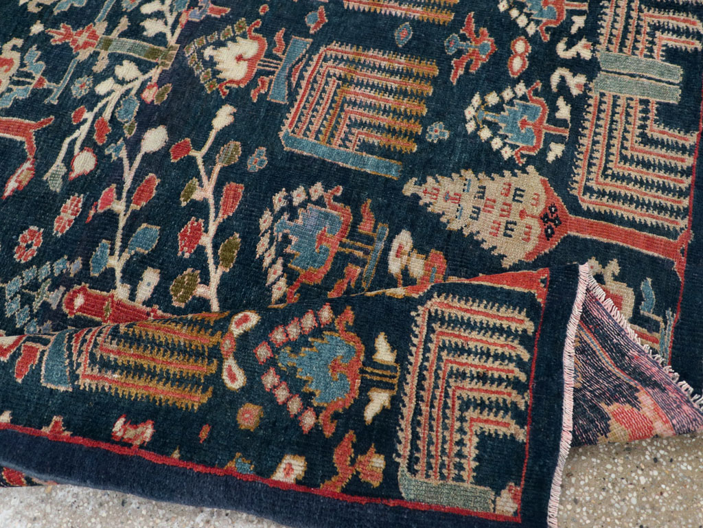 Antique sultan abad Rug - # 58123